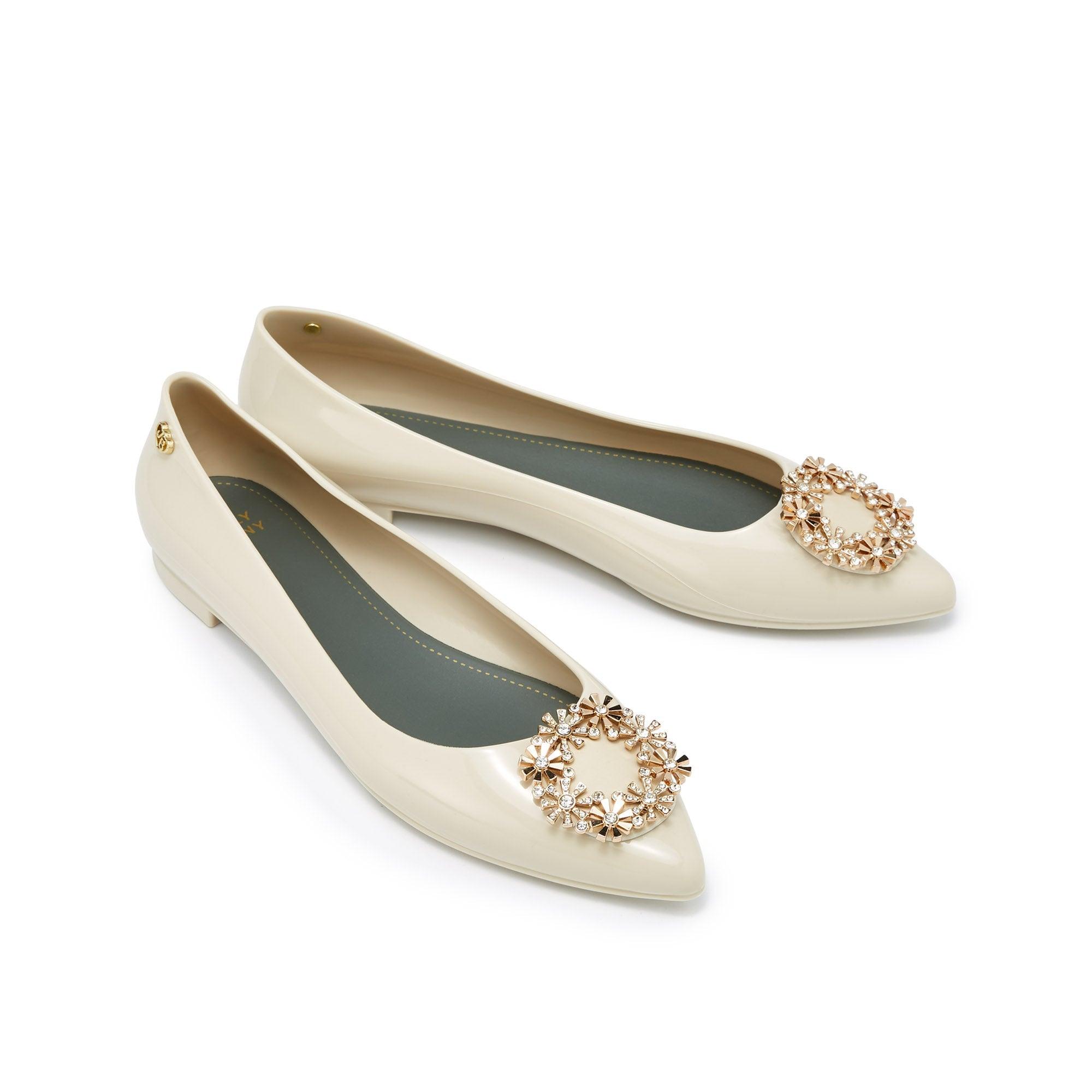 Avery Kalina Flat Ballerinas White - Jelly Bunny Thailand Official Online Store