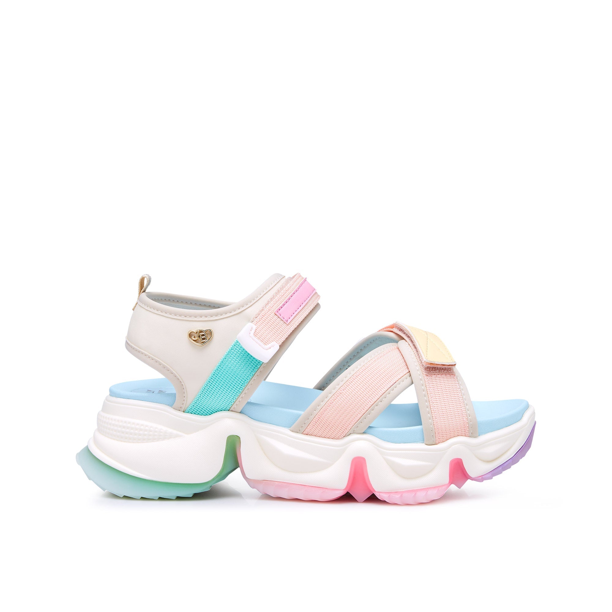 Taavi Wendy Rivet Platform Sandals Blue - Jelly Bunny Thailand Official Online Store