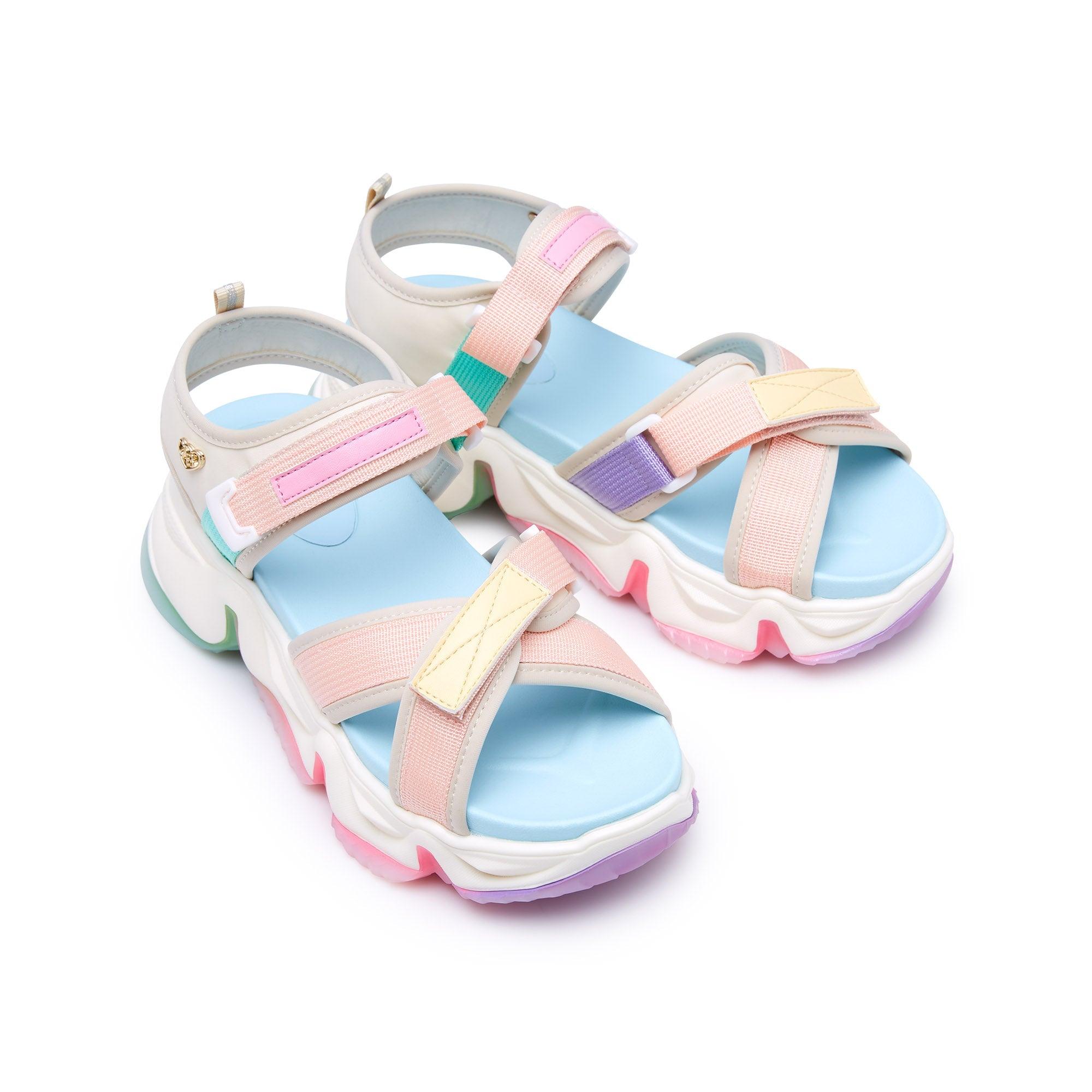 Taavi Wendy Rivet Platform Sandals Blue - Jelly Bunny Thailand Official Online Store