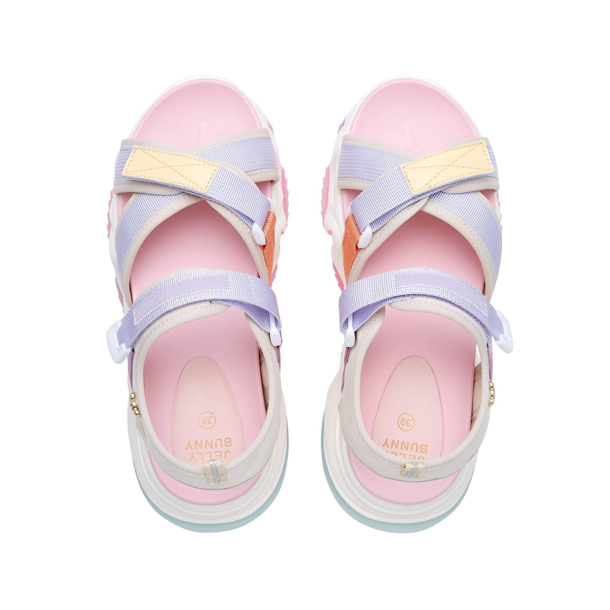 Taavi Wendy Rivet Platform Sandals Pink - Jelly Bunny Thailand Official Online Store