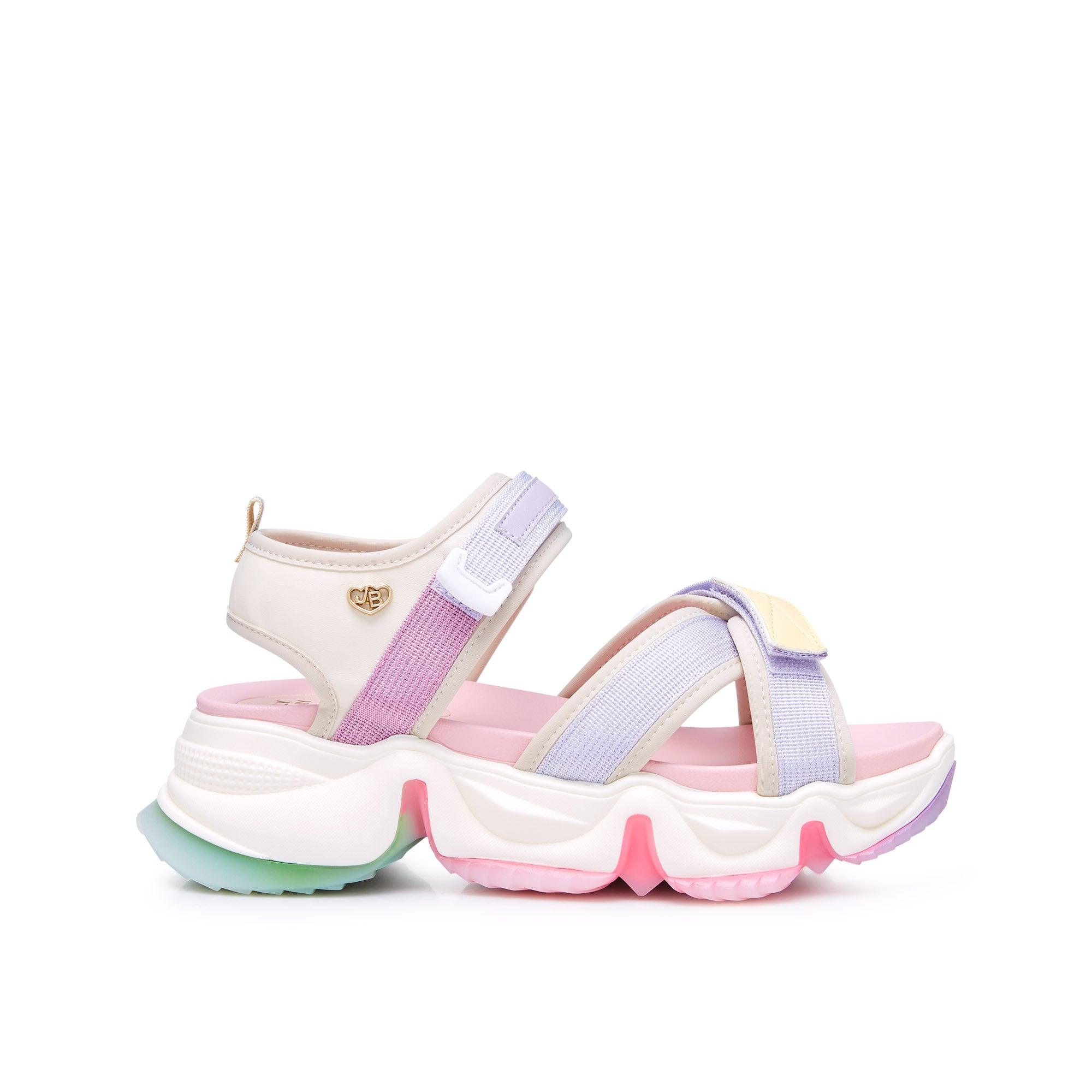 Taavi Wendy Rivet Platform Sandals Pink - Jelly Bunny Thailand Official Online Store