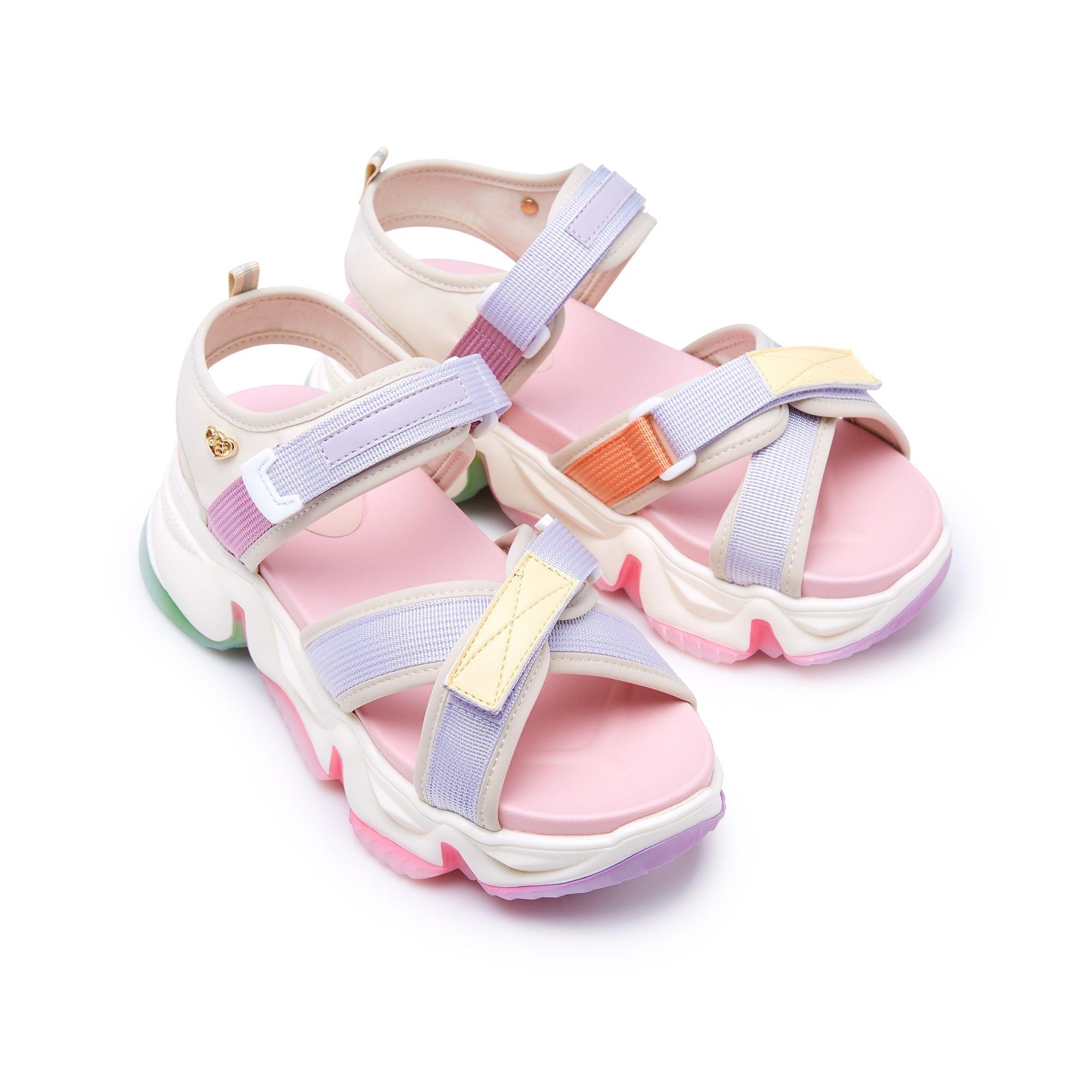 Taavi Wendy Rivet Platform Sandals Pink - Jelly Bunny Thailand Official Online Store