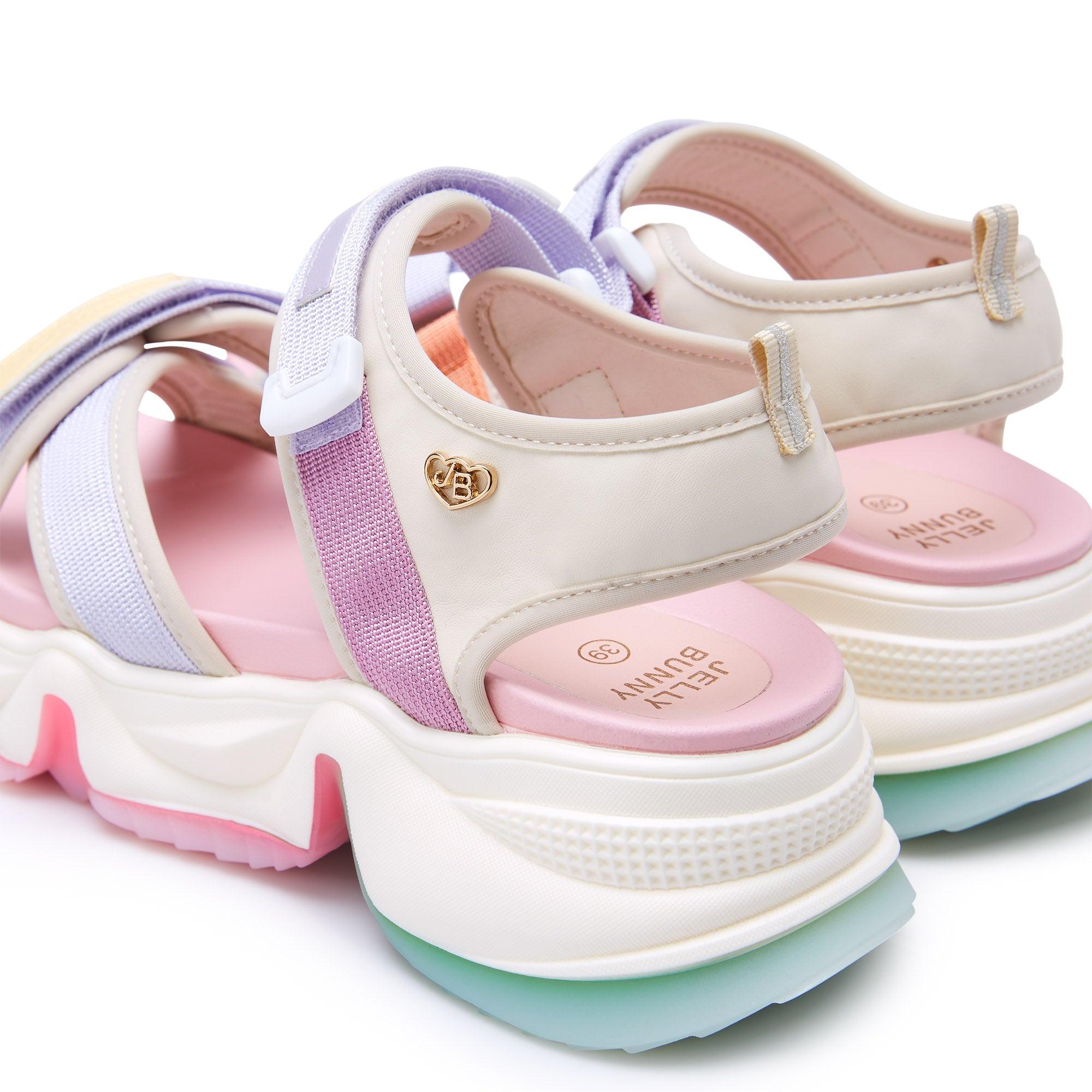 Taavi Wendy Rivet Platform Sandals Pink - Jelly Bunny Thailand Official Online Store