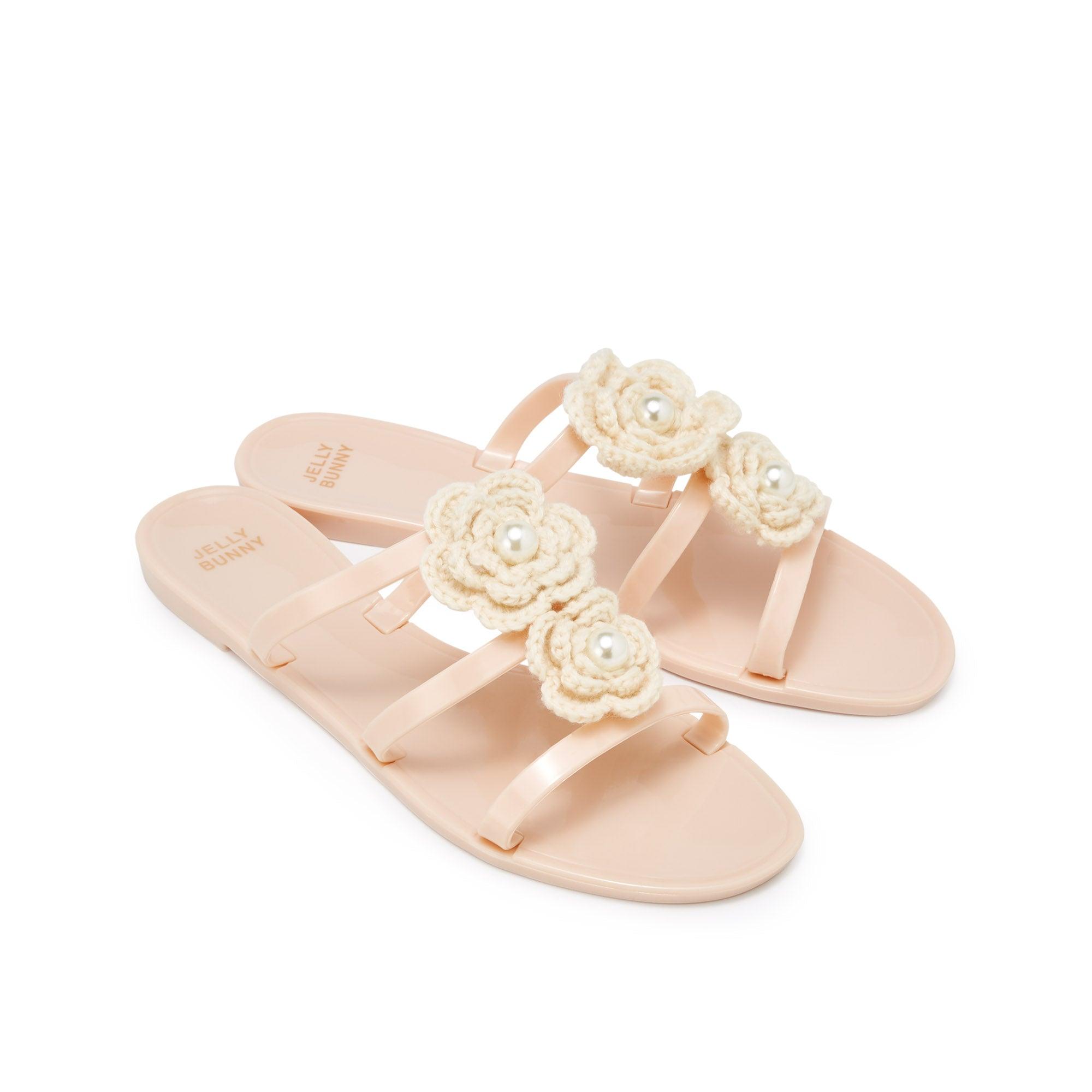 Alice Shisha Flat Sandals Pink - Jelly Bunny Thailand Official Online Store