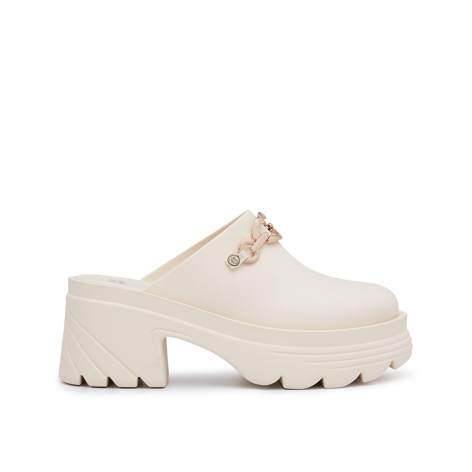 Tete Heart Chian Heels Off-White - Jelly Bunny Thailand Official Online Store