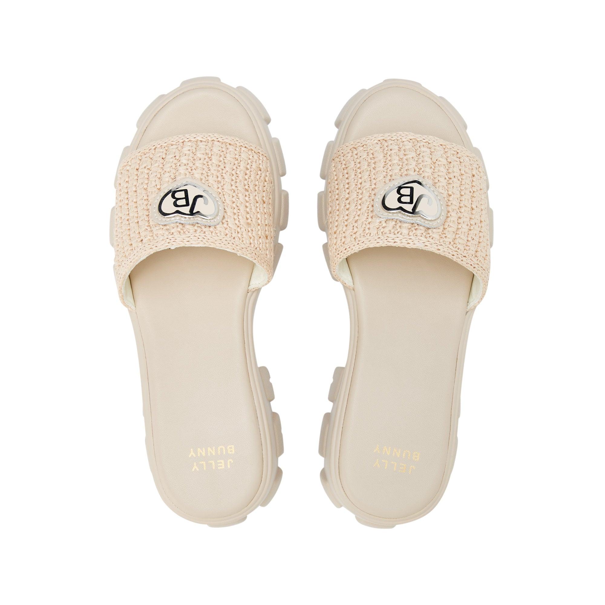 Varanna Platform Shoes Beige - Jelly Bunny Thailand Official Online Store