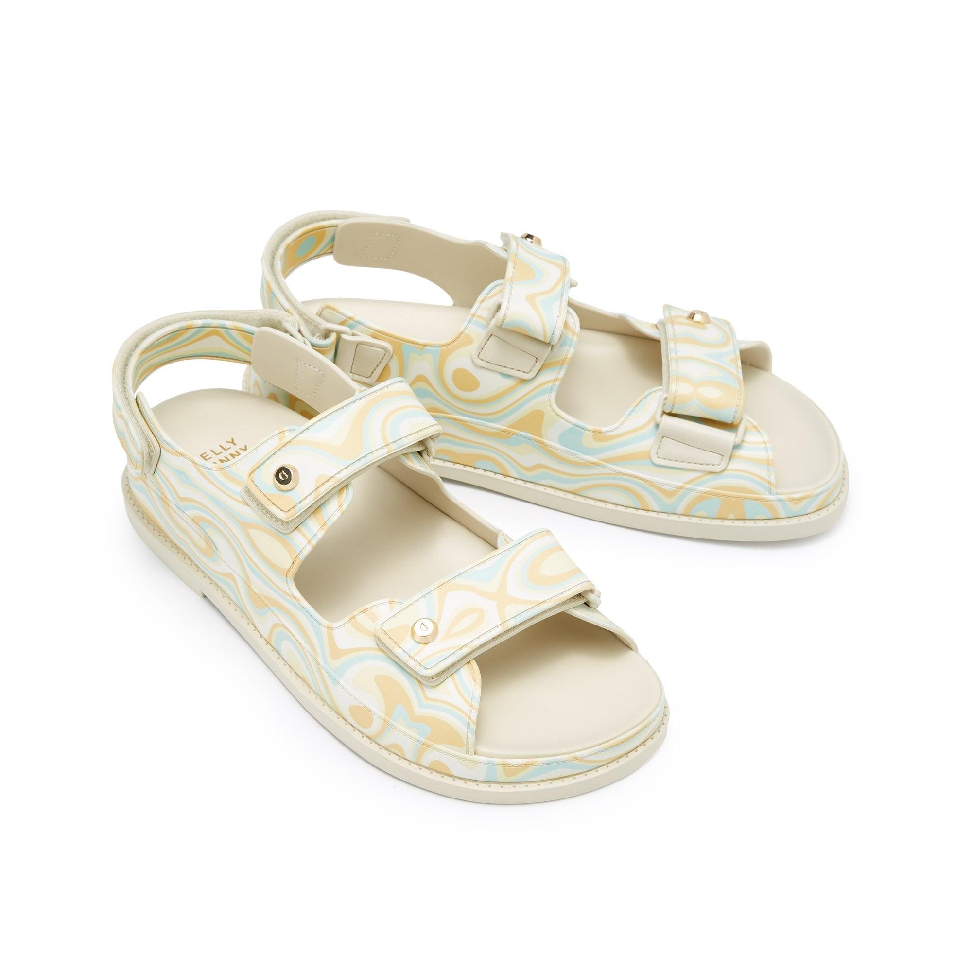 Cato Ripple Flat Sandals
 Multi Color - Jelly Bunny Thailand Official Online Store