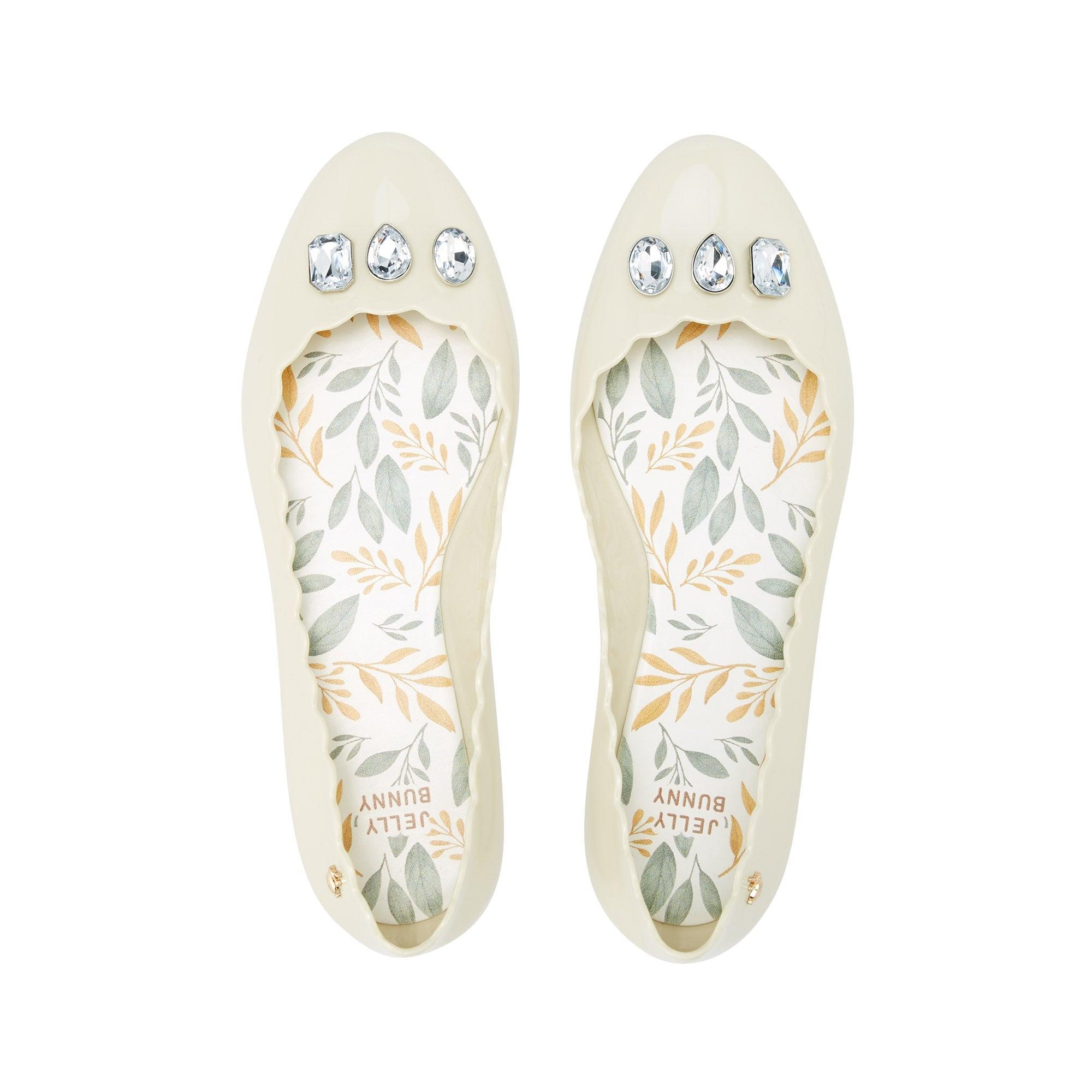 Sophie Fall Flat Ballerinas Ivory - Jelly Bunny Thailand Official Online Store