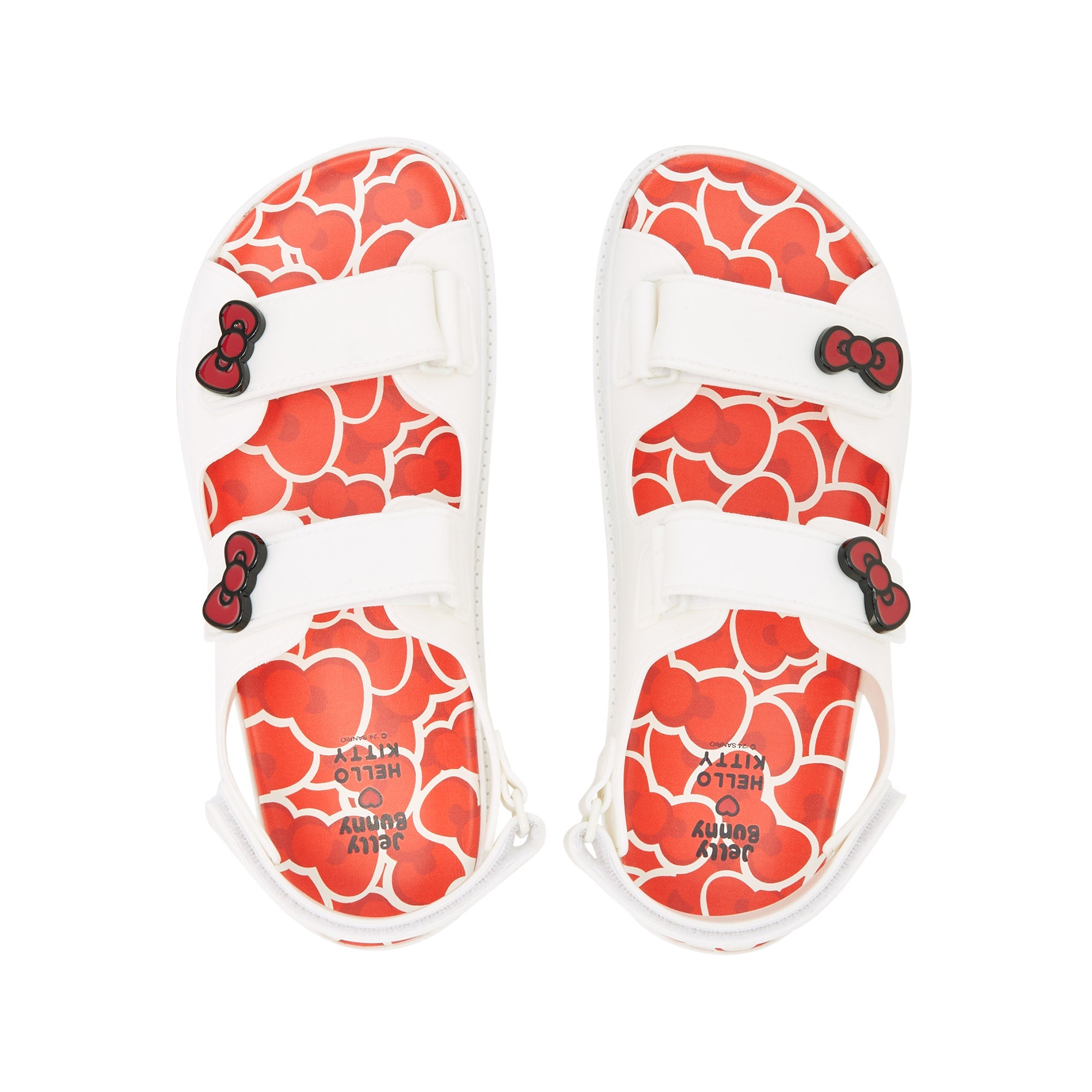 Jb Nicole Okinawa Flat Sandals White - Jelly Bunny Thailand Official Online Store