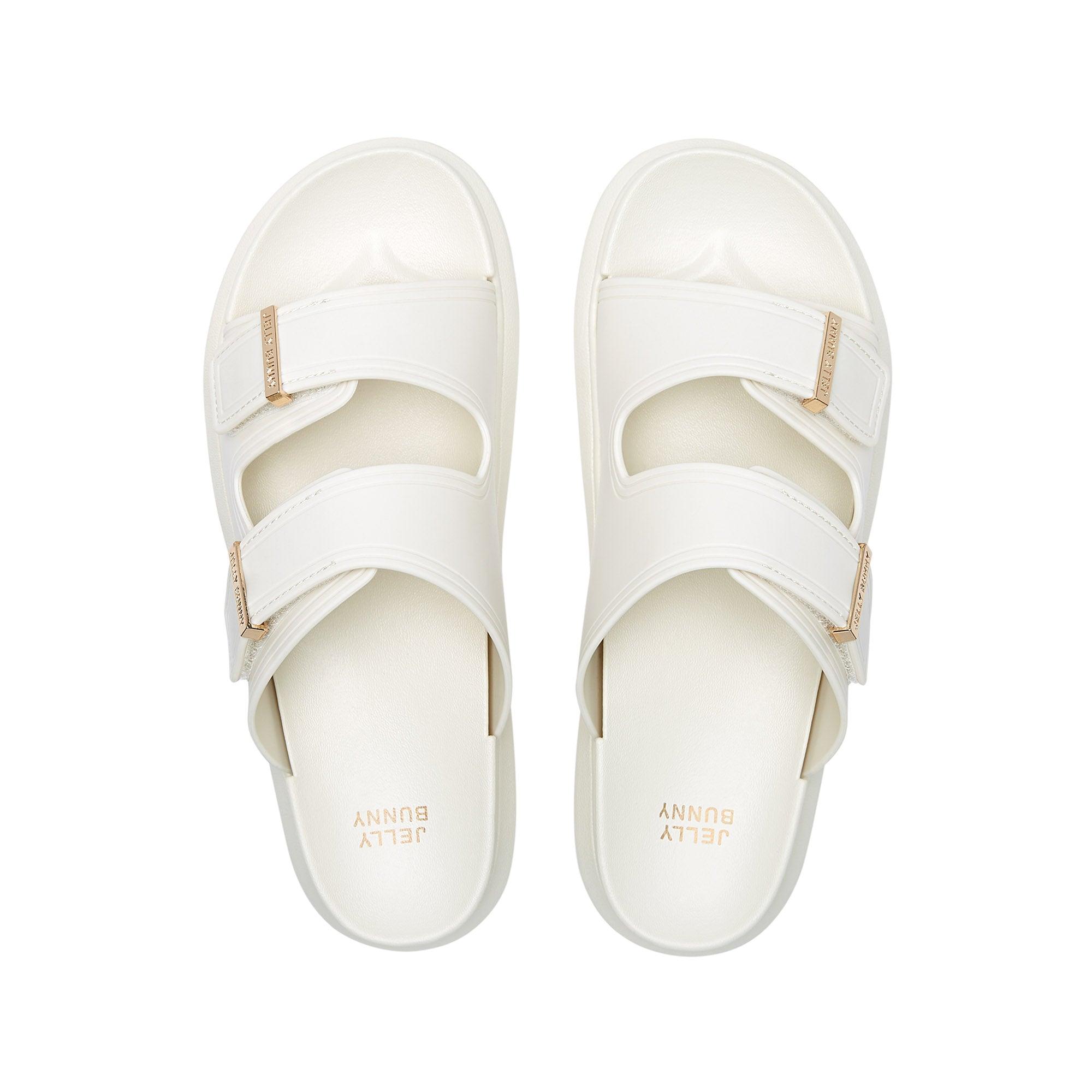 Astarion W Flat Sandals White - Jelly Bunny Thailand Official Online Store