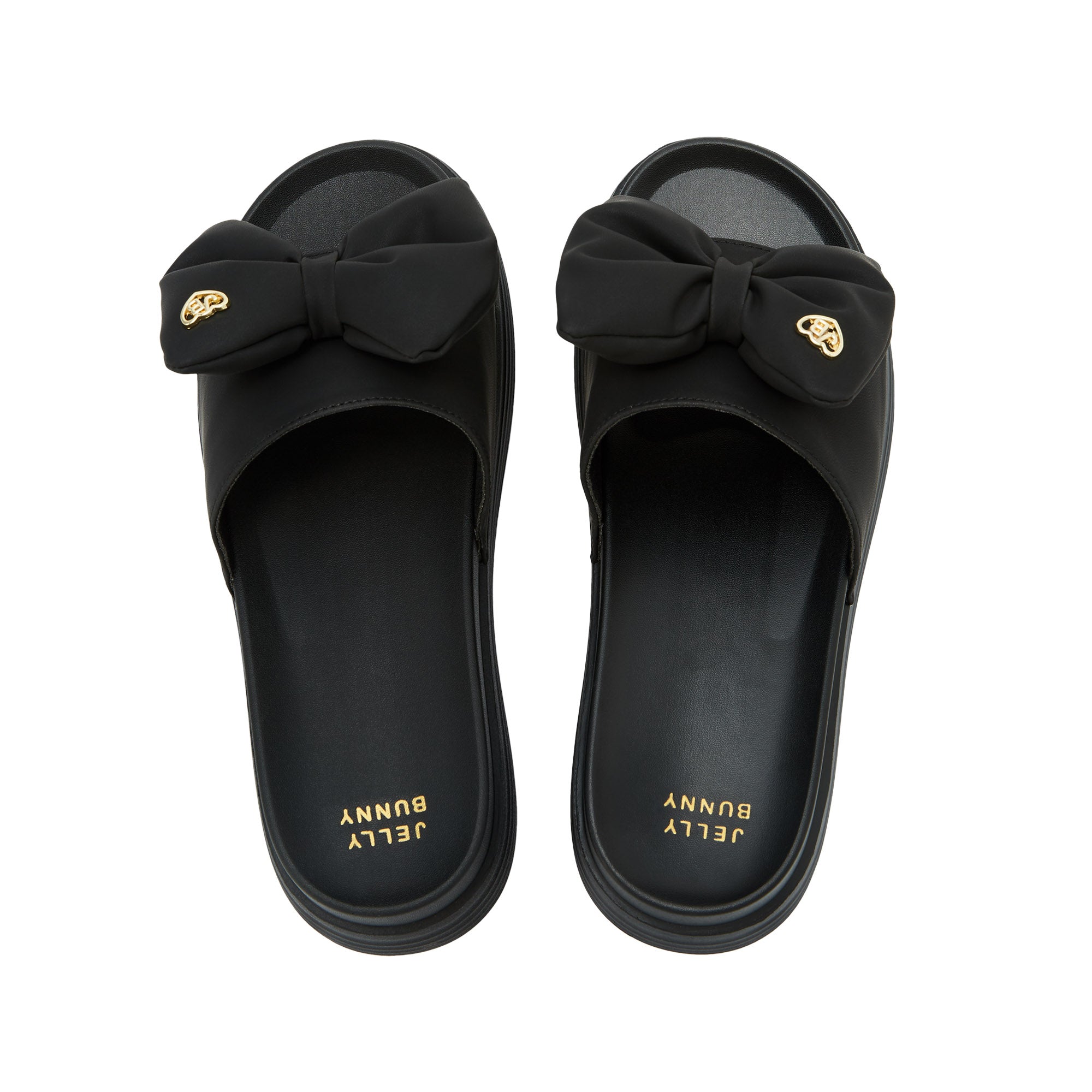 รองเท้าแตะแพลตฟอร์ม Chani Black