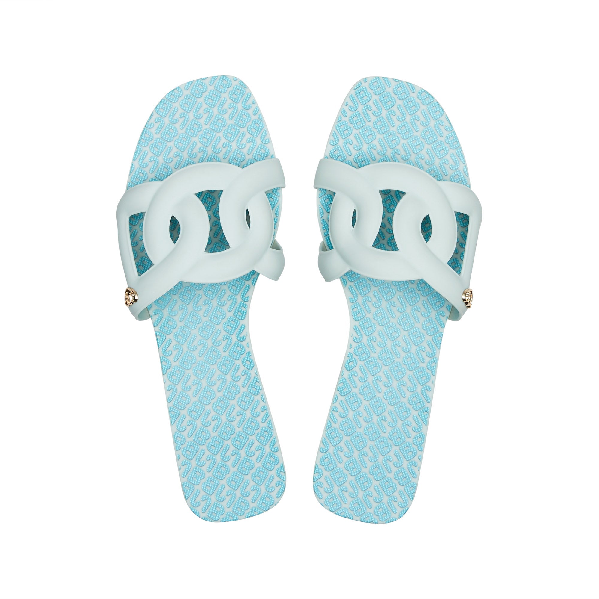 Grase Mono Jessica Flat Sandals Blue - Jelly Bunny Thailand Official Online Store