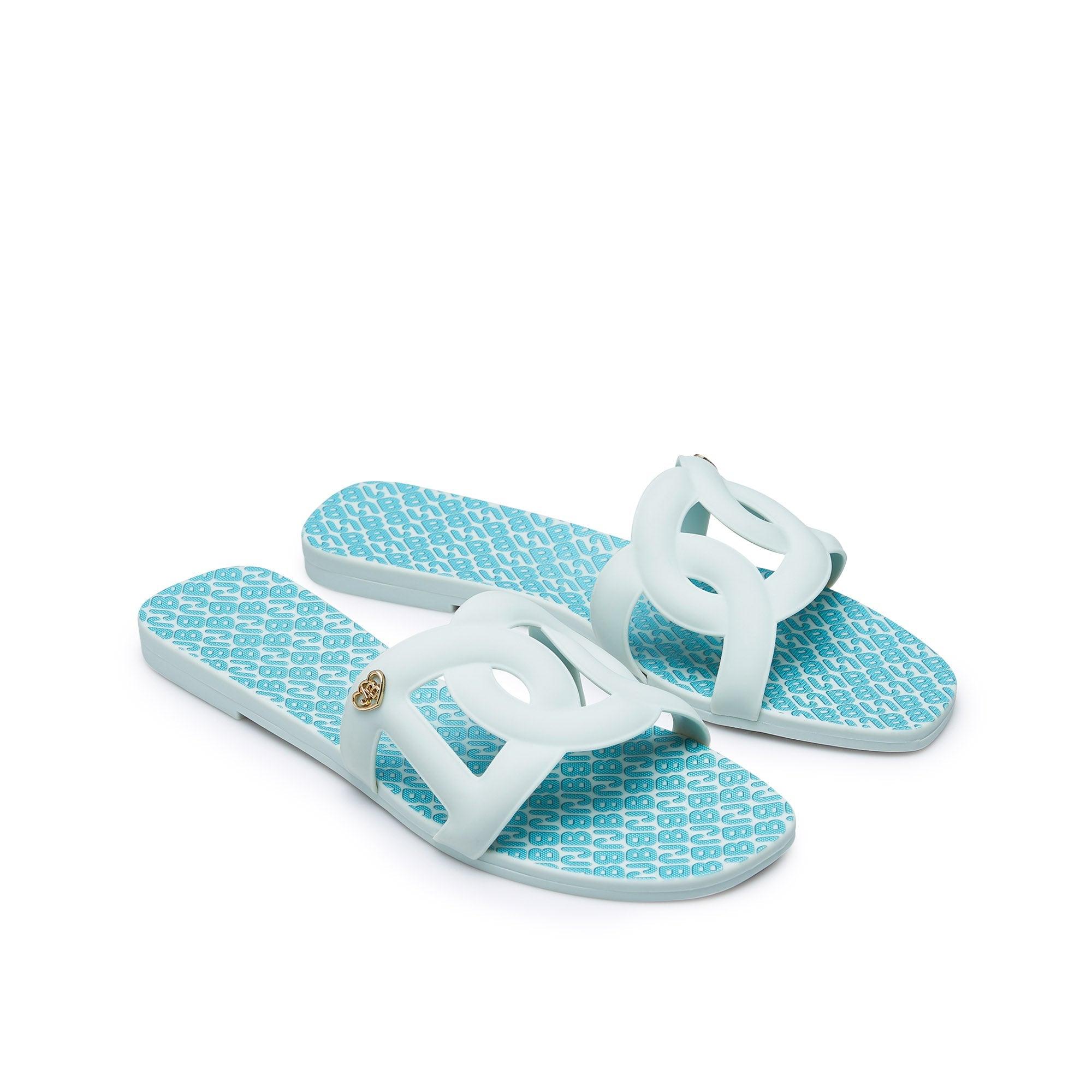 Grase Mono Jessica Flat Sandals Blue - Jelly Bunny Thailand Official Online Store