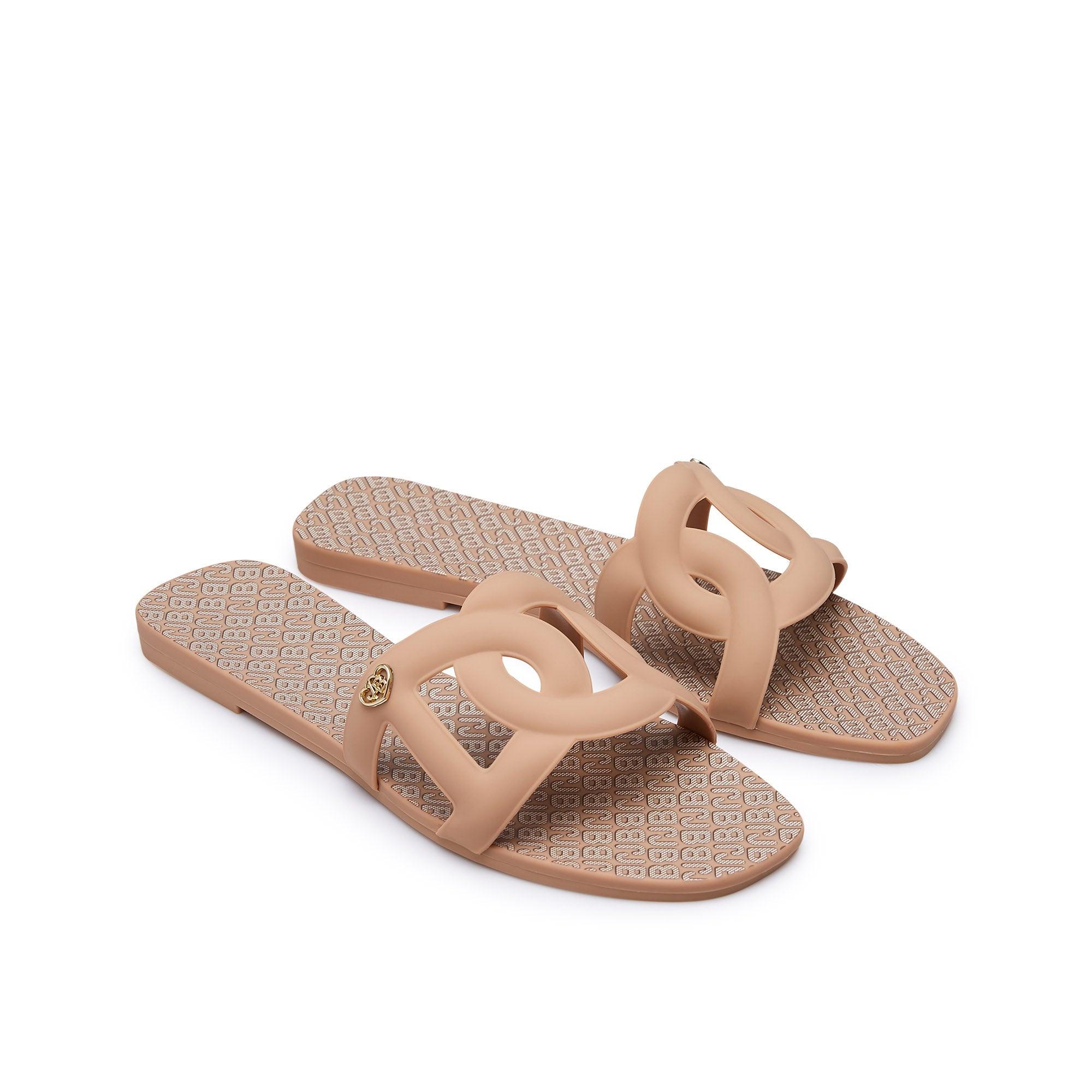 Grase Mono Jessica Flat Sandals Brown - Jelly Bunny Thailand Official Online Store