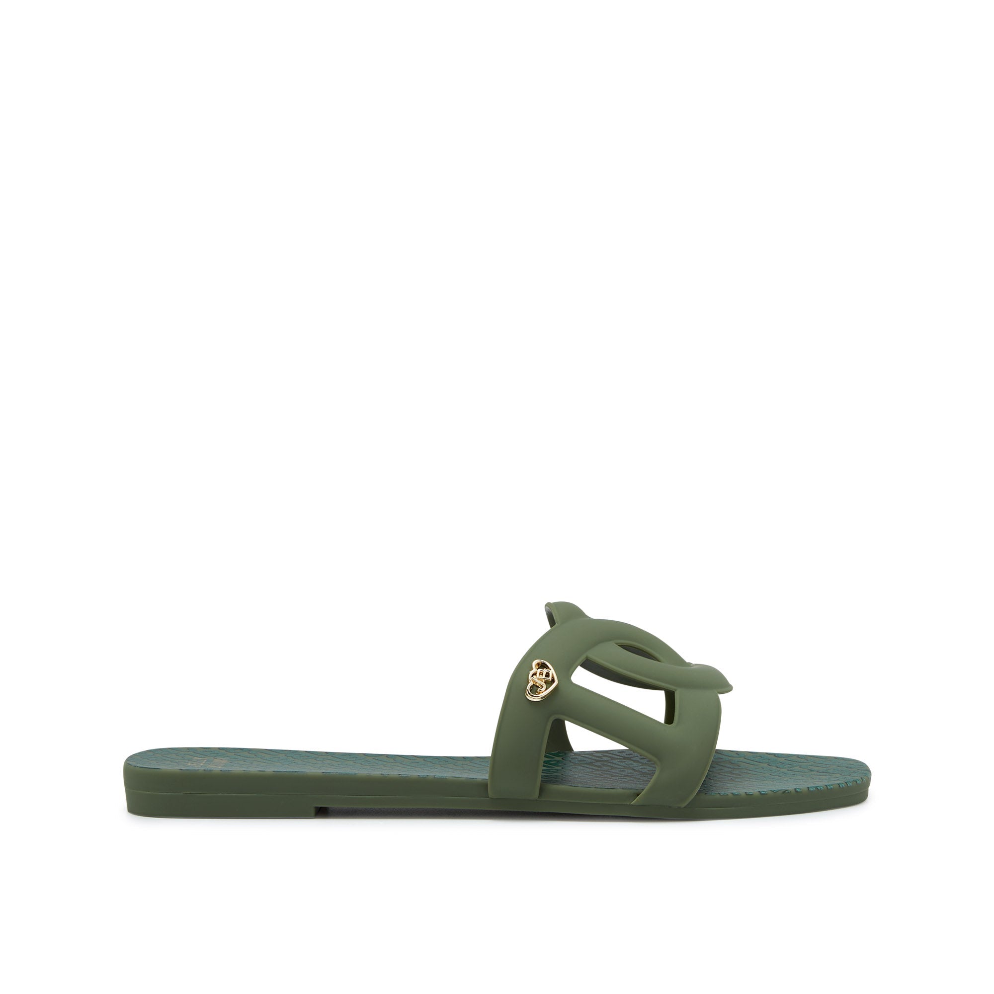 Grase Mono Jessica Flat Sandals Green