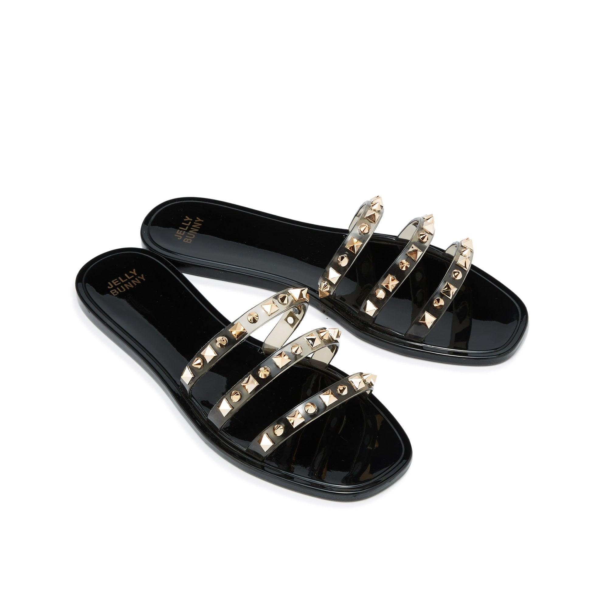 Iakin Flat Sandals Black - Jelly Bunny Thailand Official Online Store