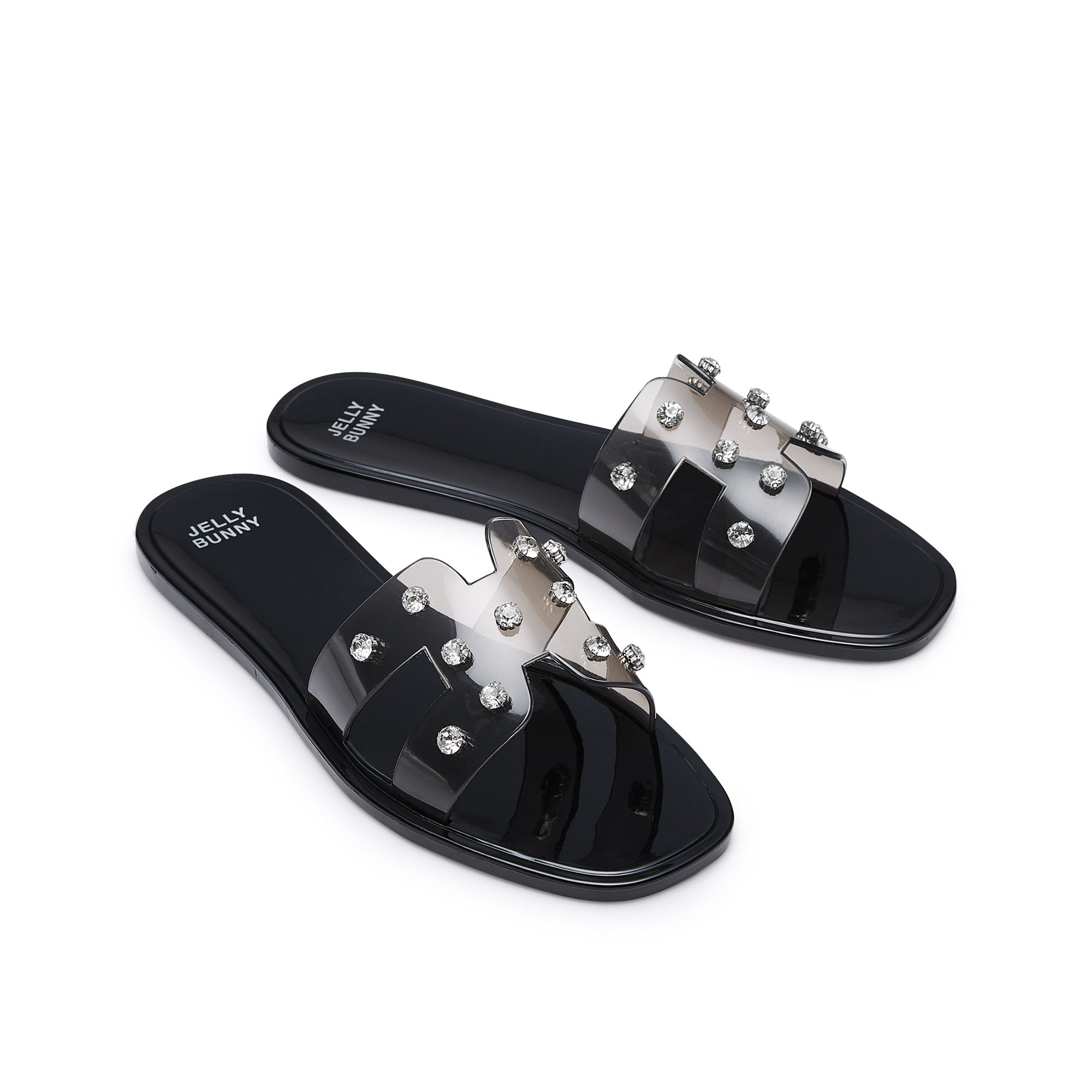 Kynes Flat Sandals Black