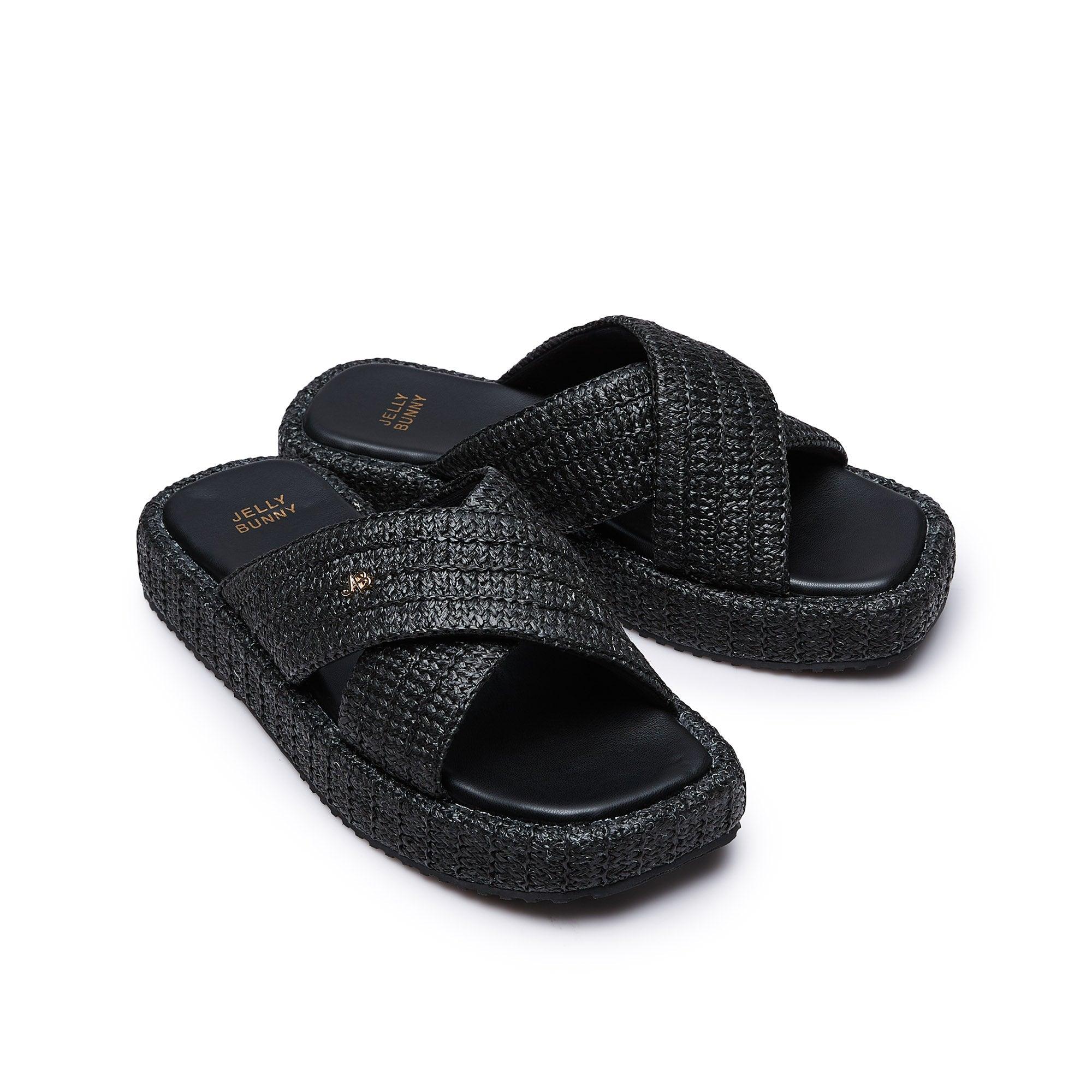 Shadout Flat Sandals Black - Jelly Bunny Thailand Official Online Store