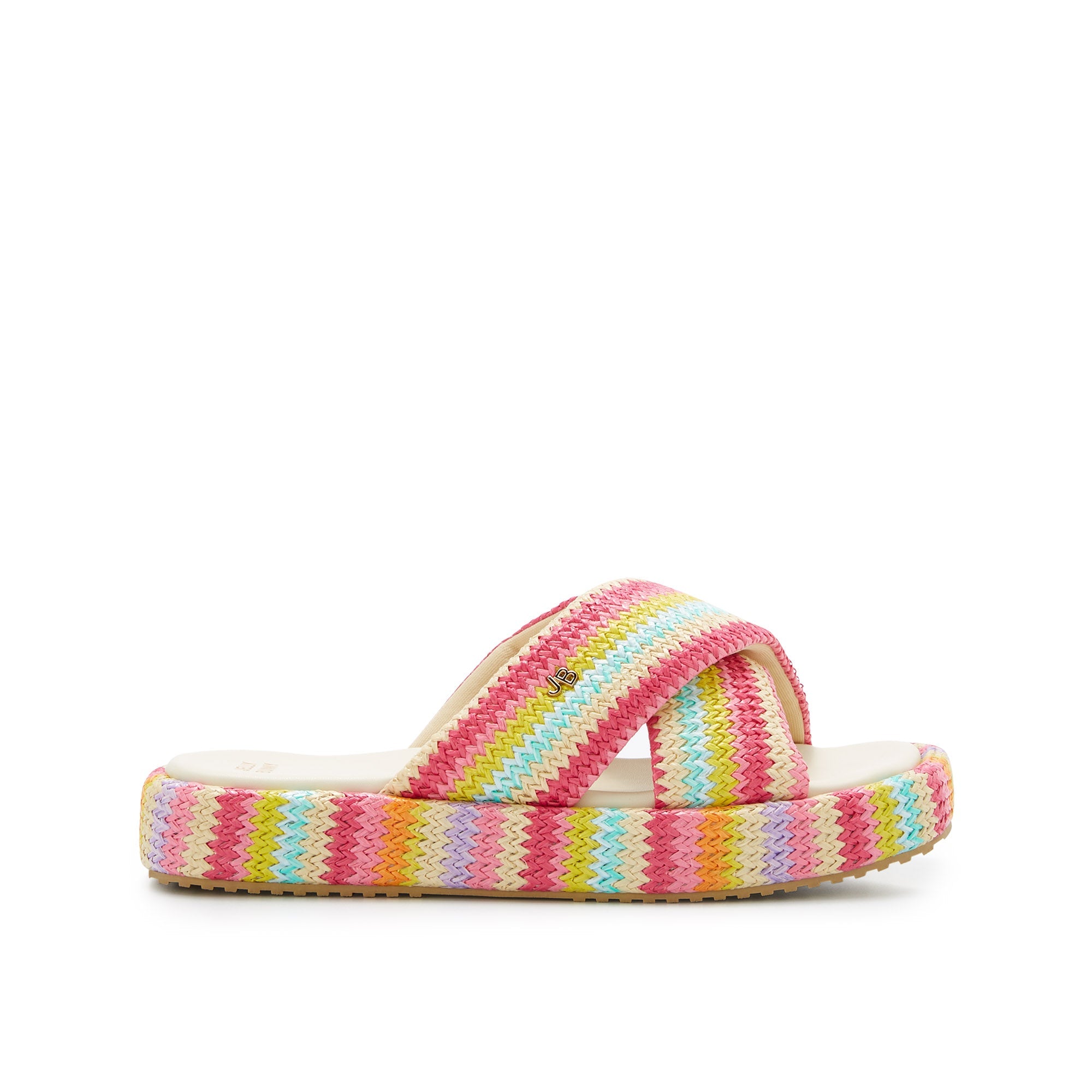 Shadout Flat Sandals Multi Color