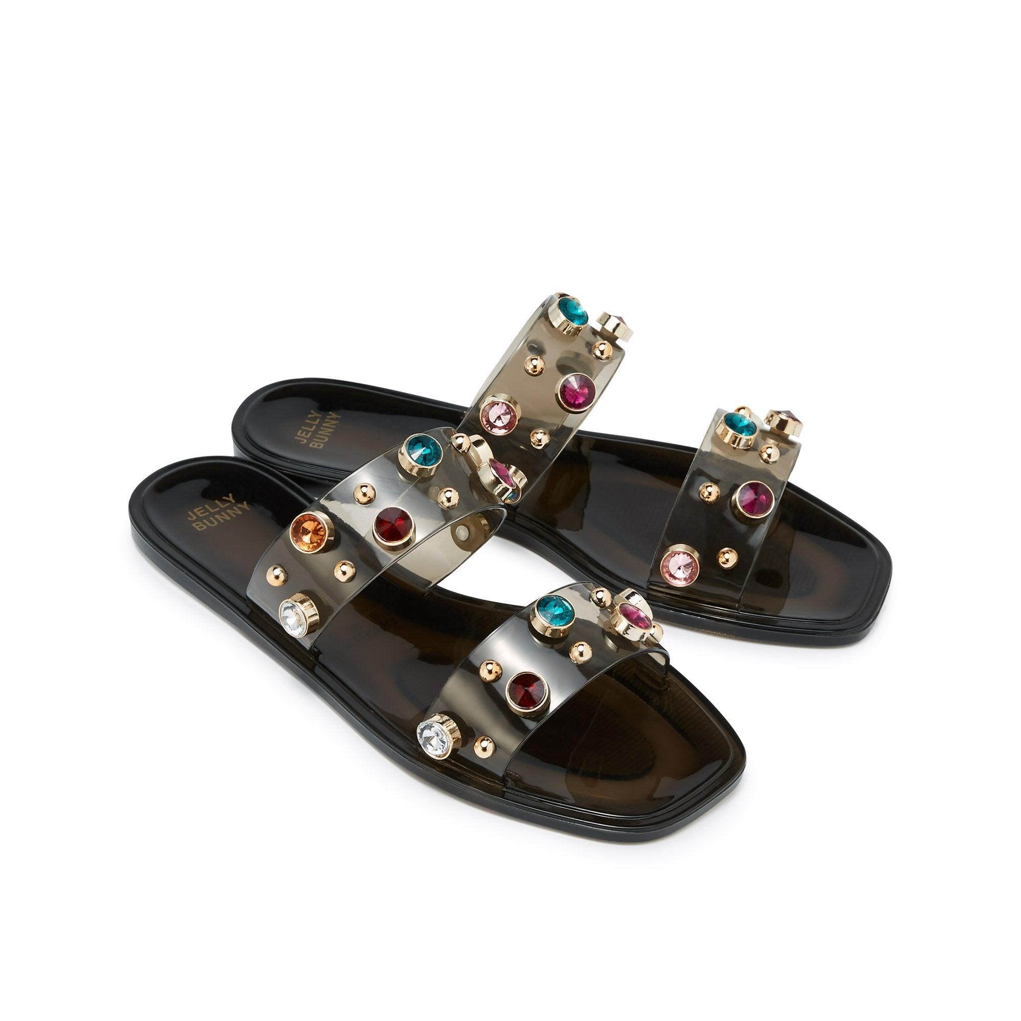 Aara Flat Sandals Black - Jelly Bunny Thailand Official Online Store