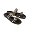 Aara Flat Sandals Black