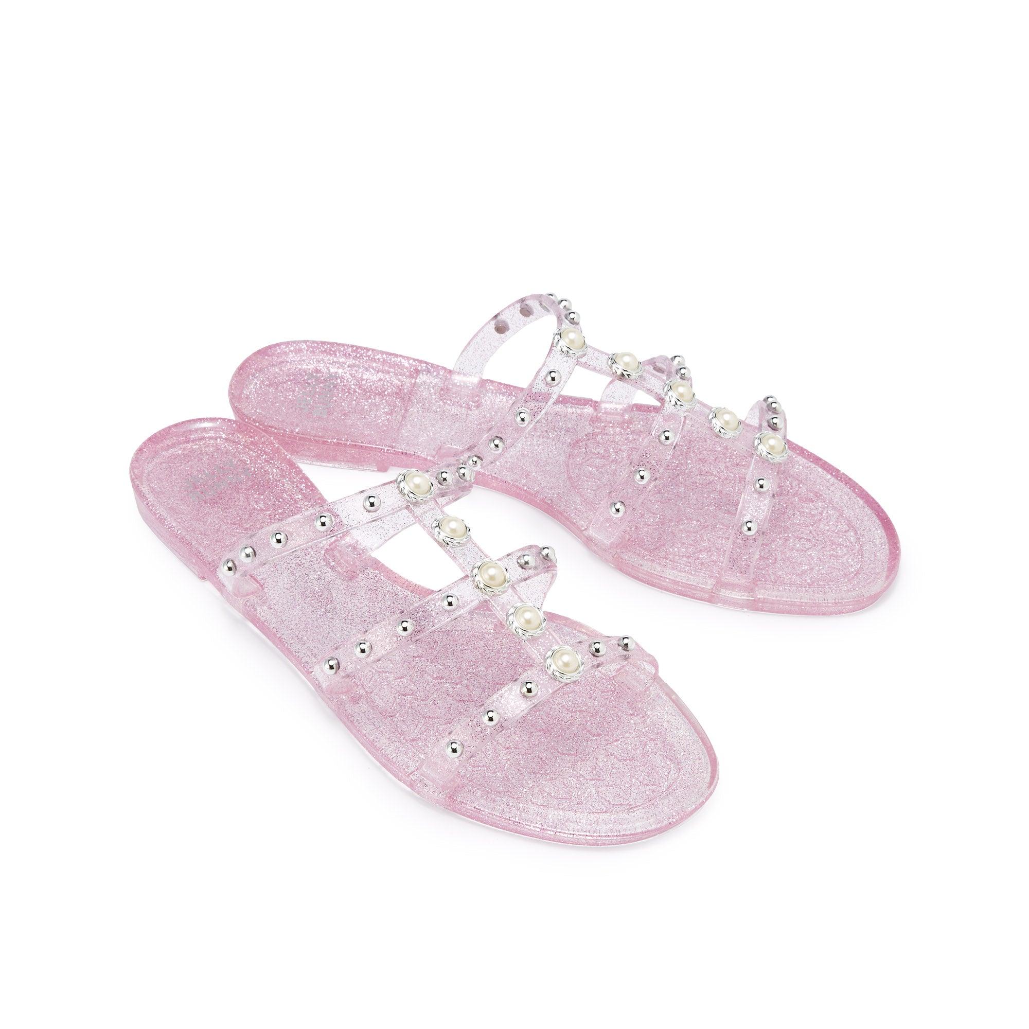 Alice Antonio Flat Sandals Pink - Jelly Bunny Thailand Official Online Store