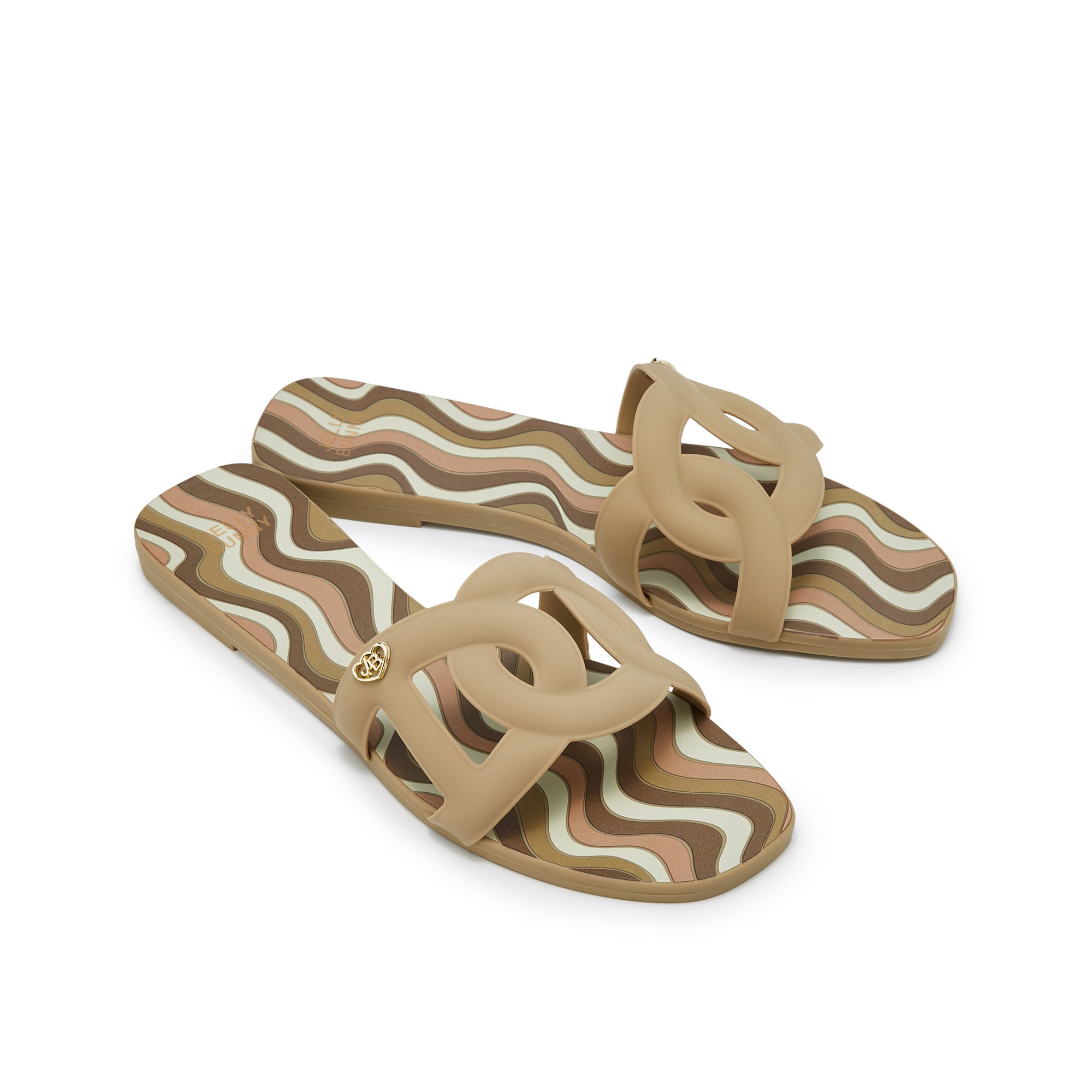 Grase Bryce Flat Sandals Brown