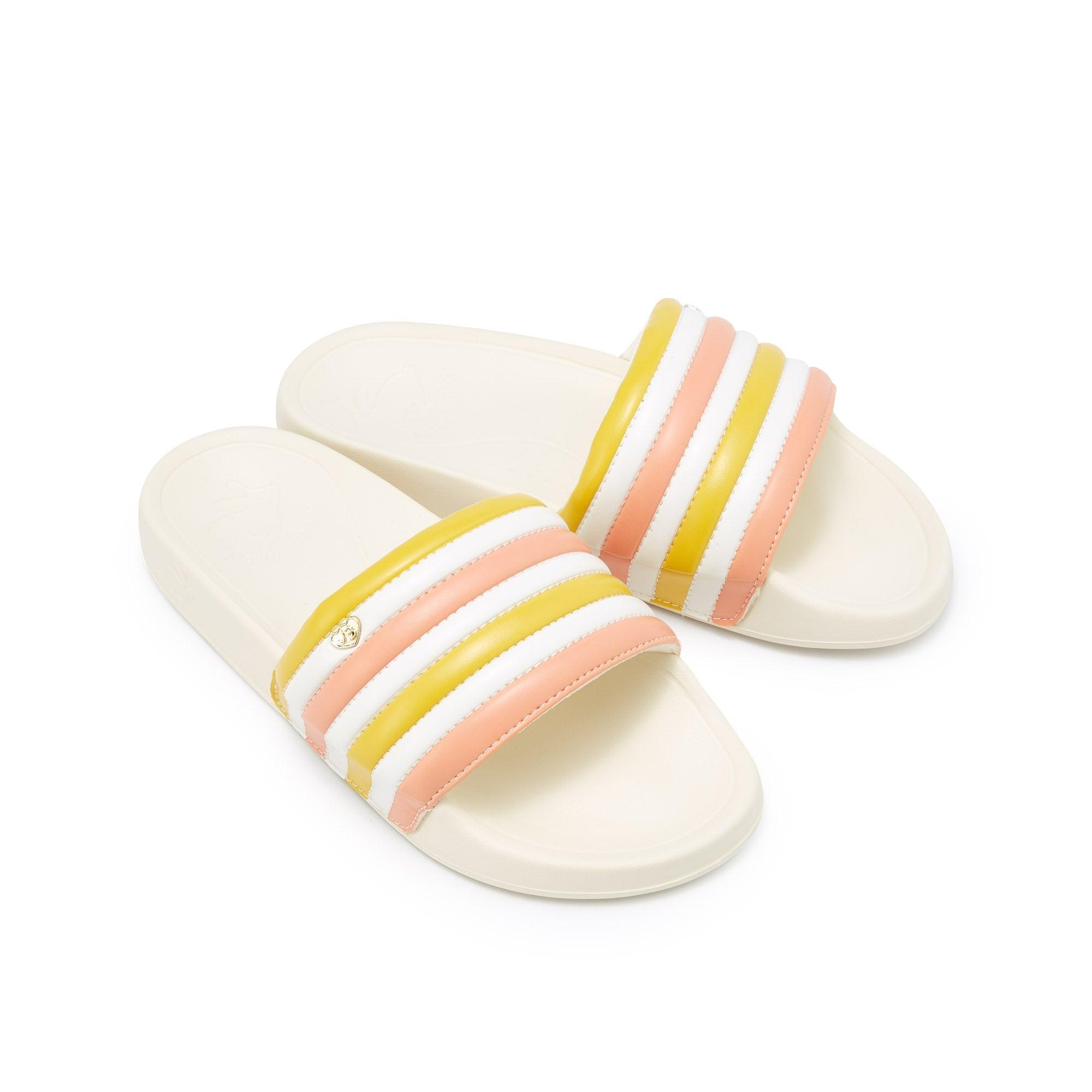 Slide Cannival Flat Slides Off-White - Jelly Bunny Thailand Official Online Store