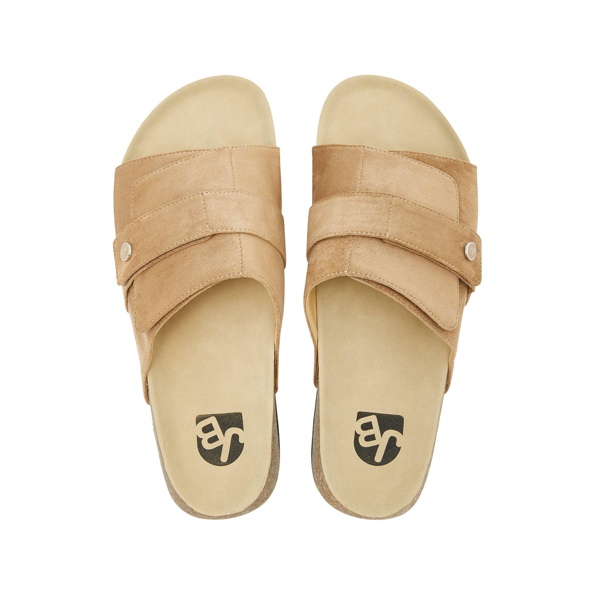 Paul M Flat Sandals Brown - Jelly Bunny Thailand Official Online Store