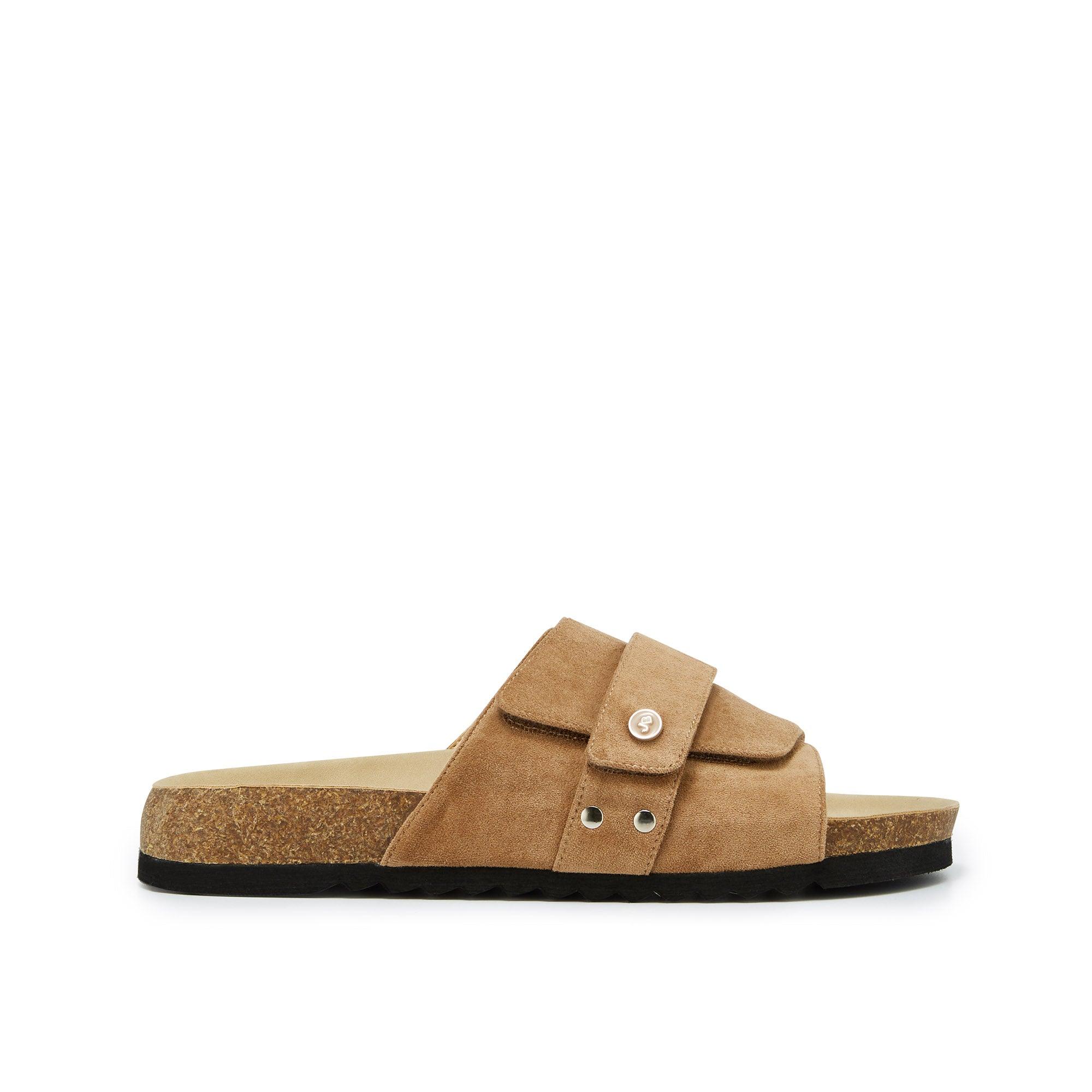 Paul M Flat Sandals Brown - Jelly Bunny Thailand Official Online Store