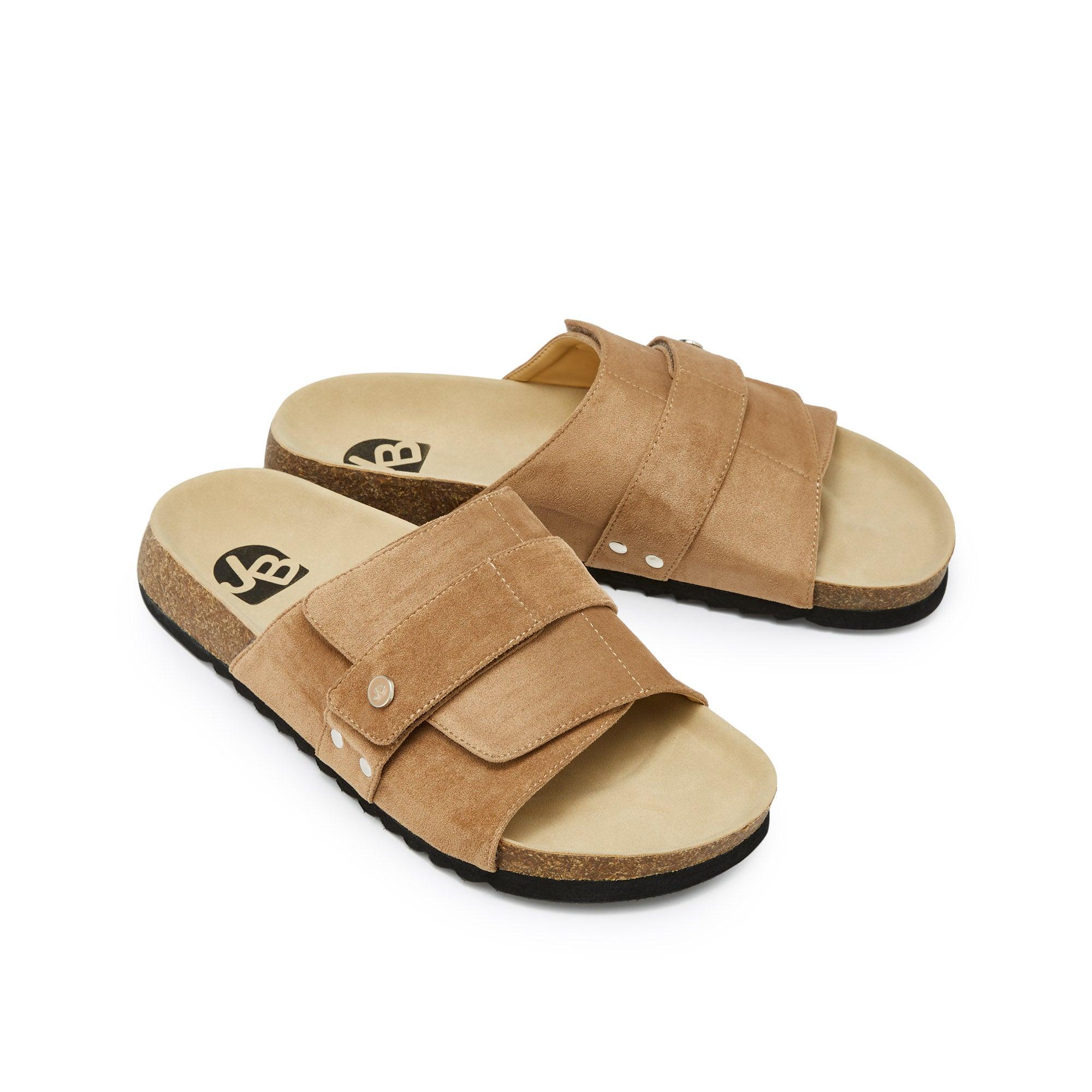 Paul M Flat Sandals Brown - Jelly Bunny Thailand Official Online Store