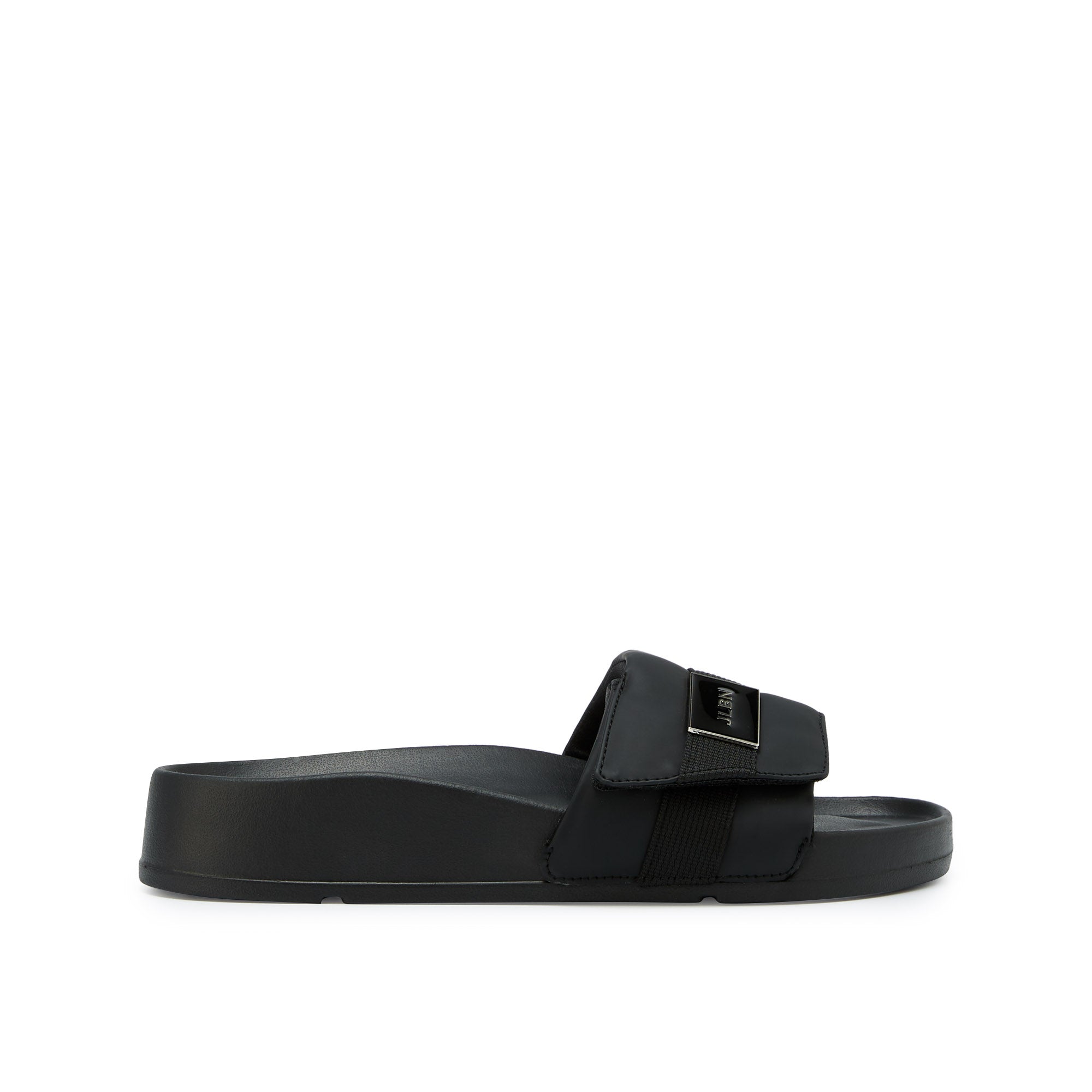 Slide Mens Jlbn Flat Slides Black - Jelly Bunny Thailand Official Online Store