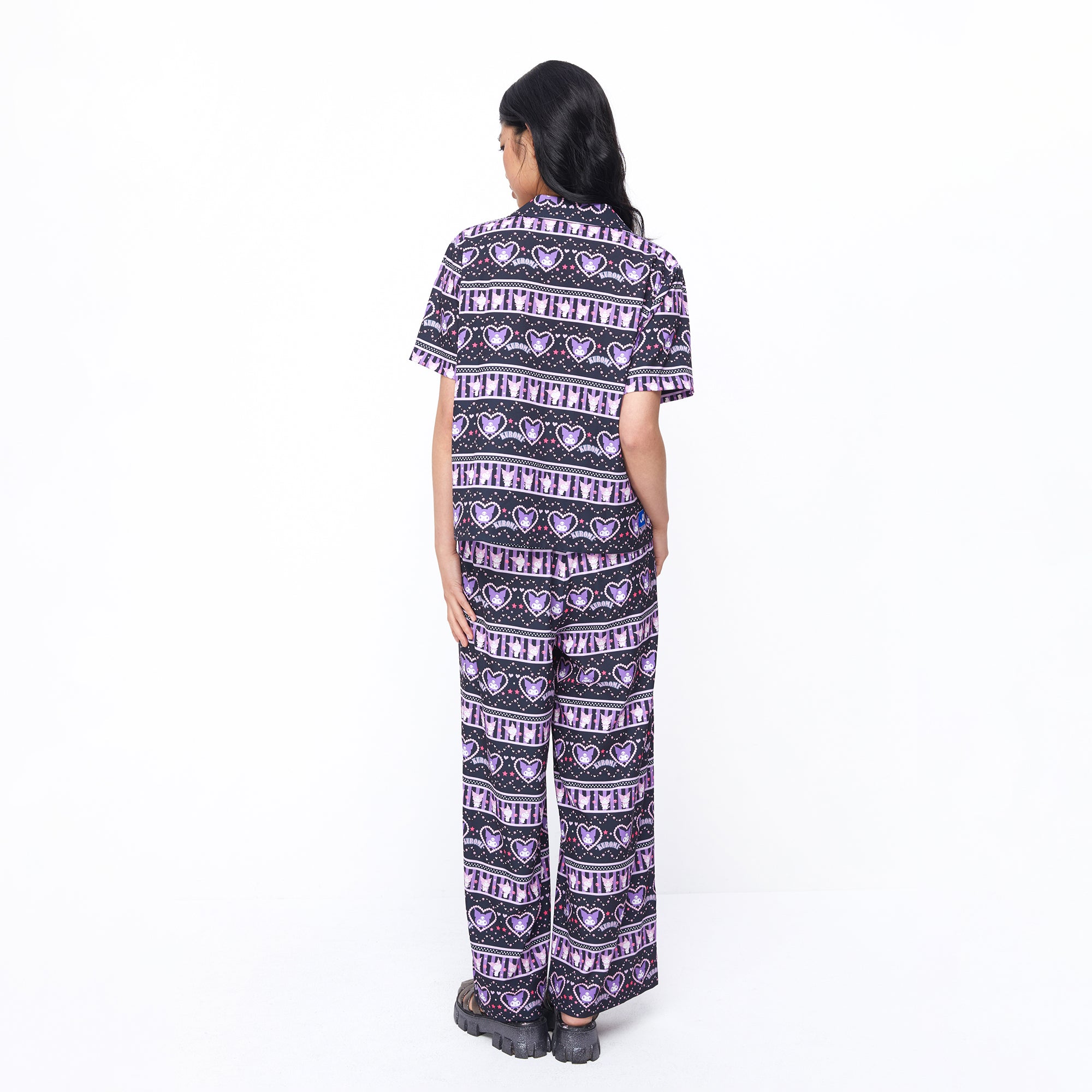เสื้อเชิ้ตพิมพ์ลาย Kuromi Multi Color