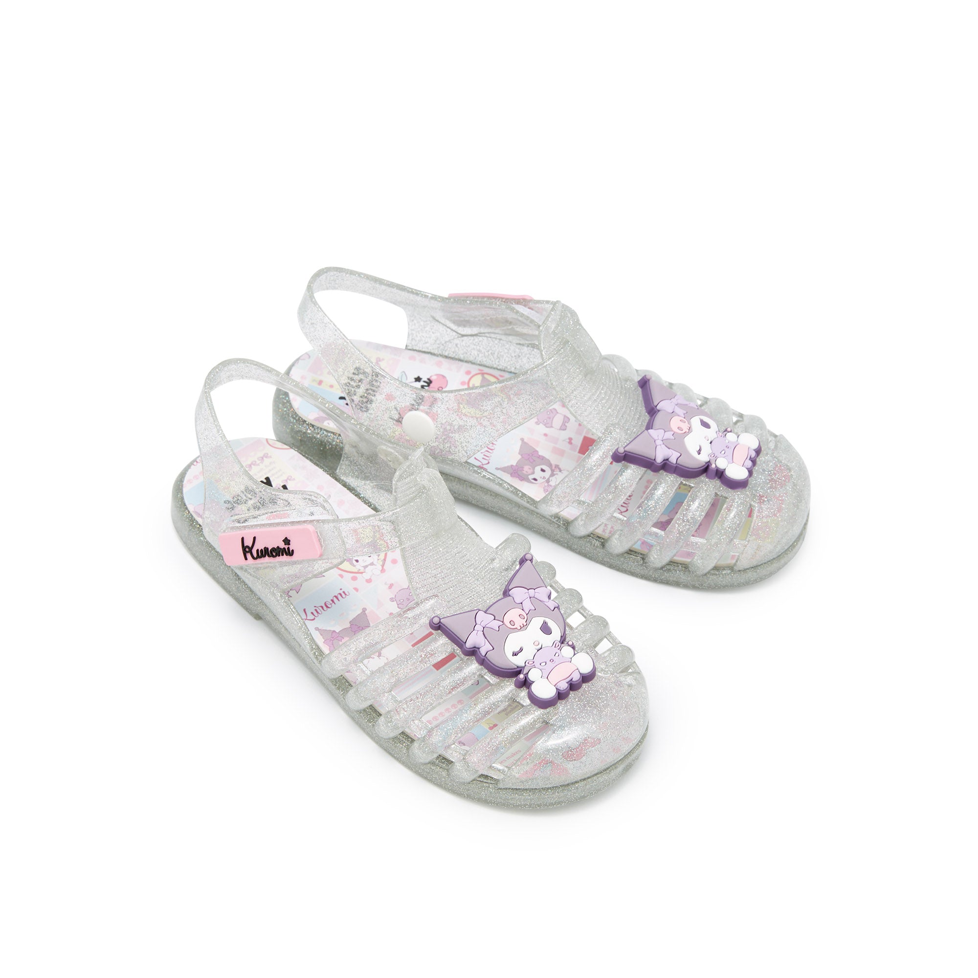 รองเท้าแตะแฟลตฟอร์ม Unicorn Keiko สำหรับเด็ก Glitter Multi