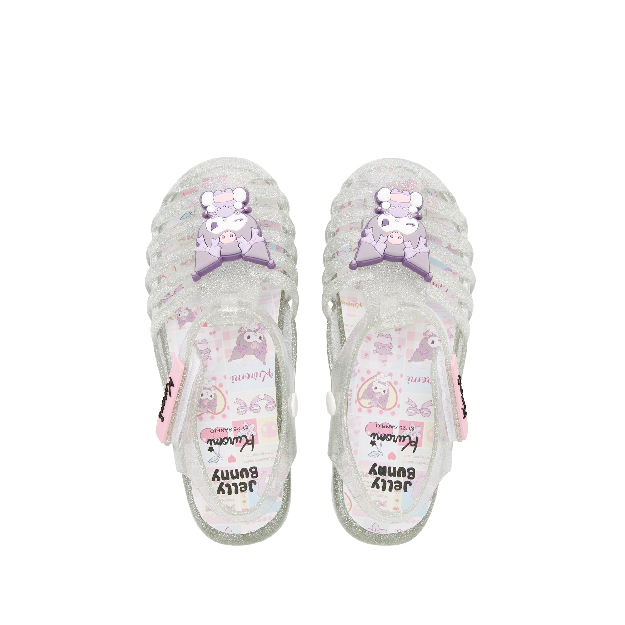 รองเท้าแตะแฟลตฟอร์ม Unicorn Keiko สำหรับเด็ก Glitter Multi