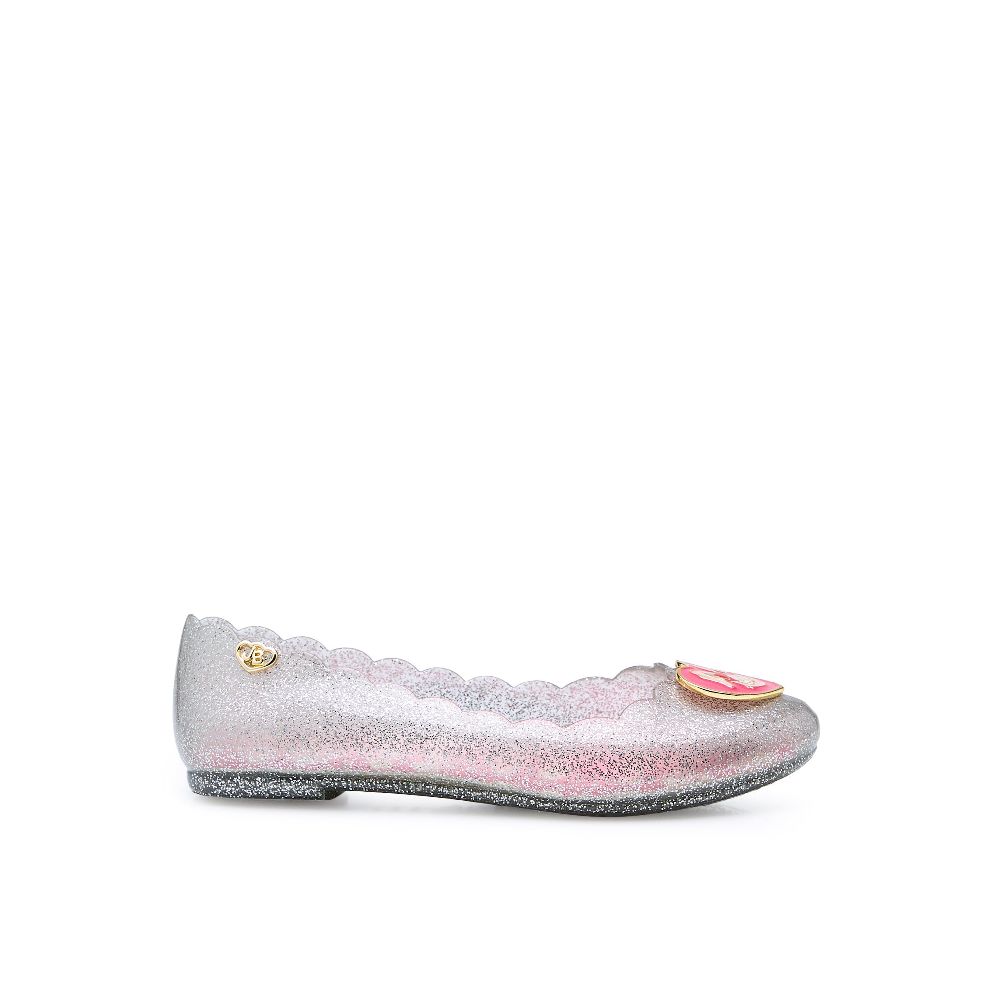 รองเท้าบัลเล่ต์สำหรับเด็ก Mini Sophie Carly Silver