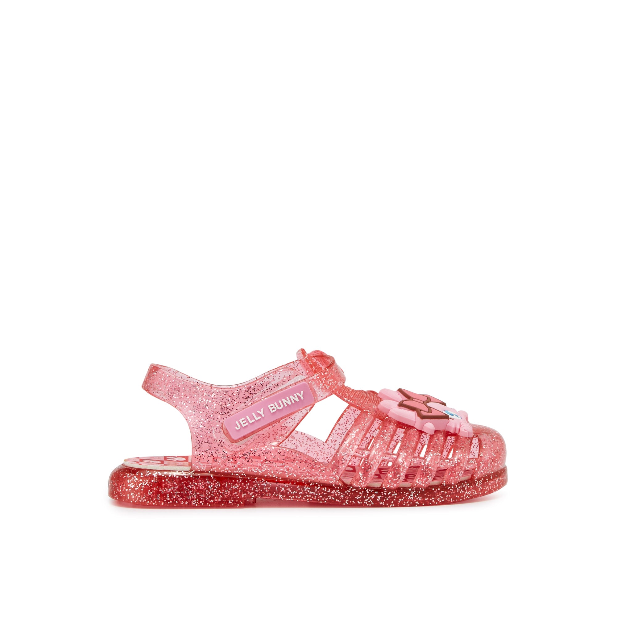 รองเท้าแตะรัดข้อเท้า Unicorn Rosery Glitter Red