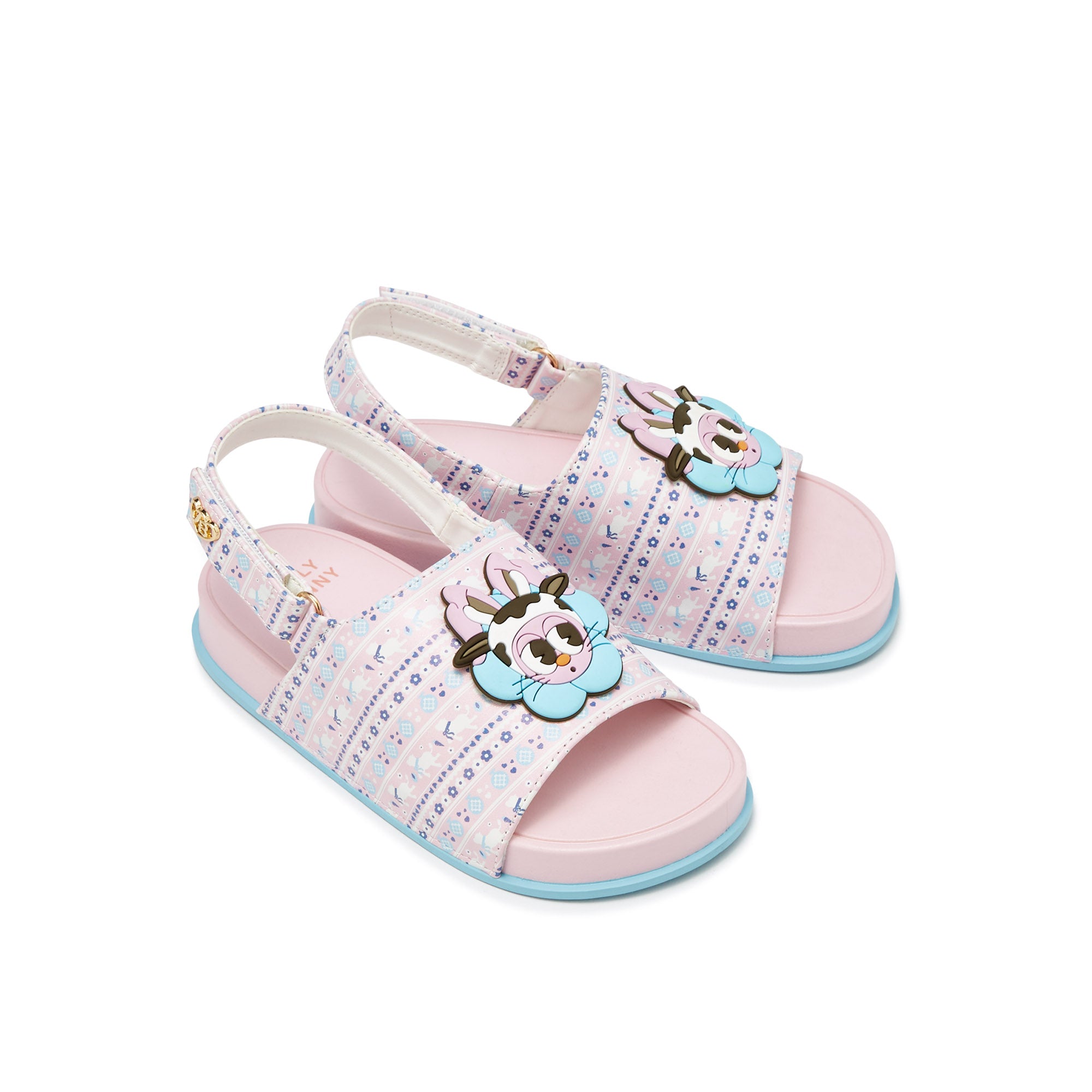 รองเท้าแตะสำหรับเด็กผูู้หญิง Mini Friendly Vee Light Pink