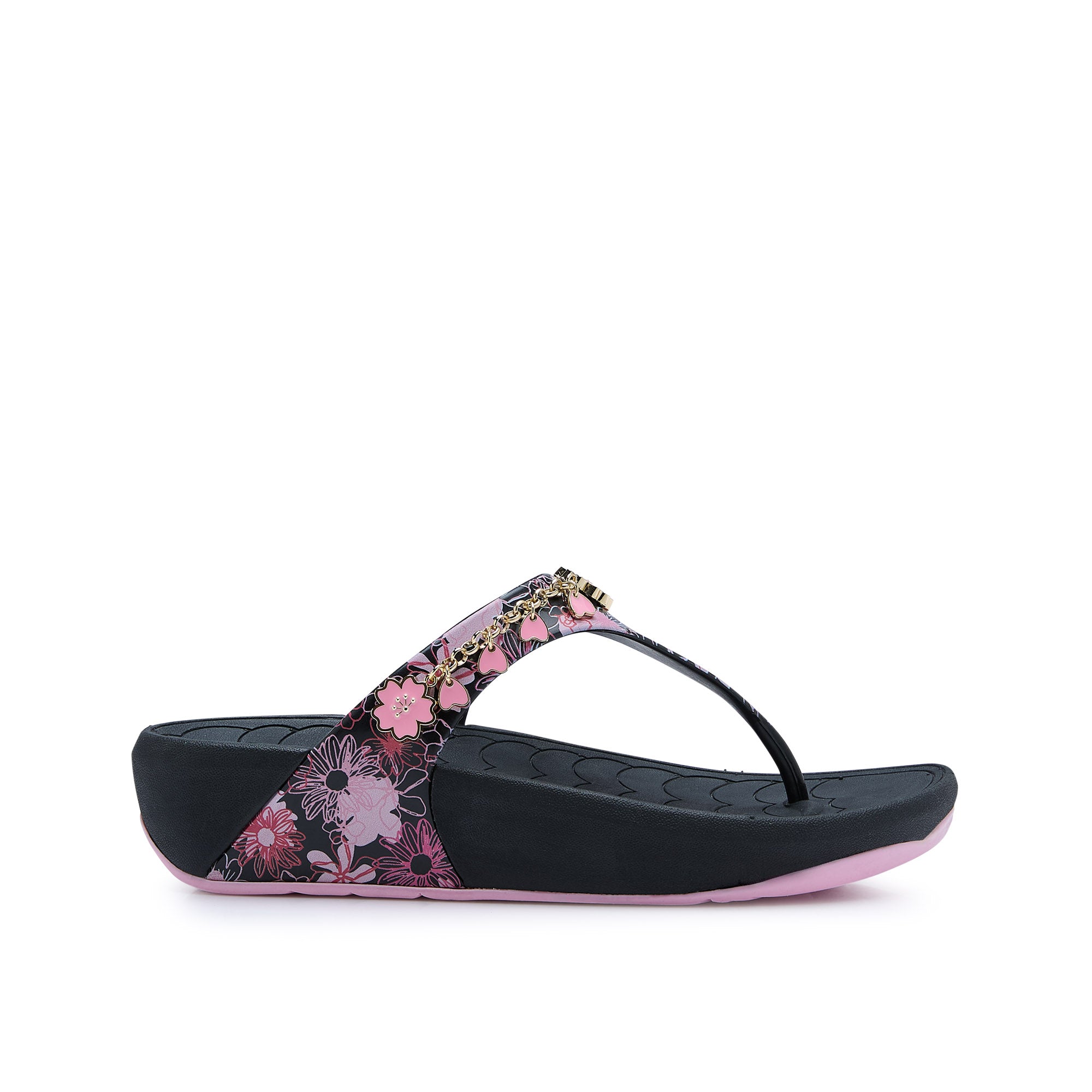 Bunny Soft Vibha Sandals Black