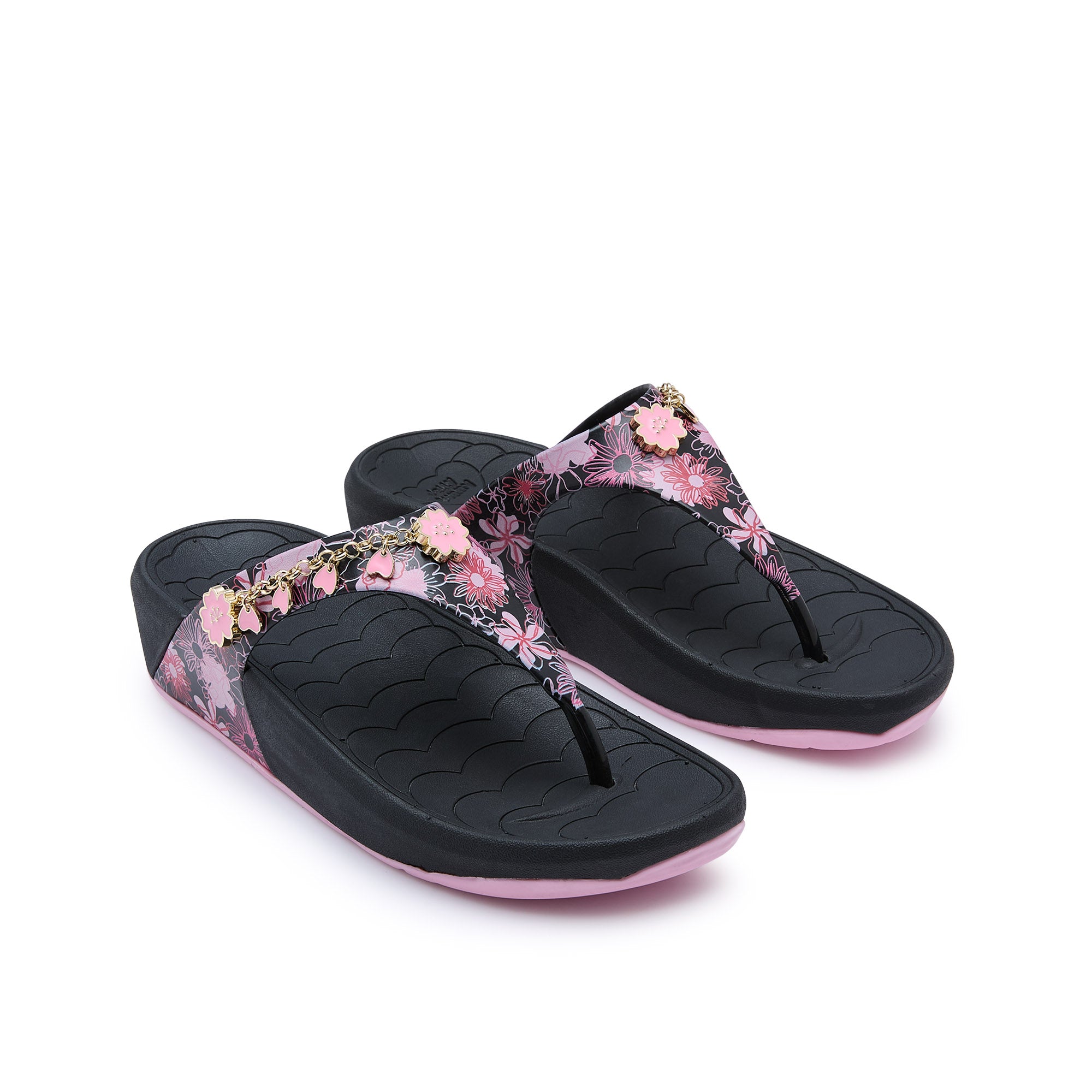 Bunny Soft Vibha Sandals Black