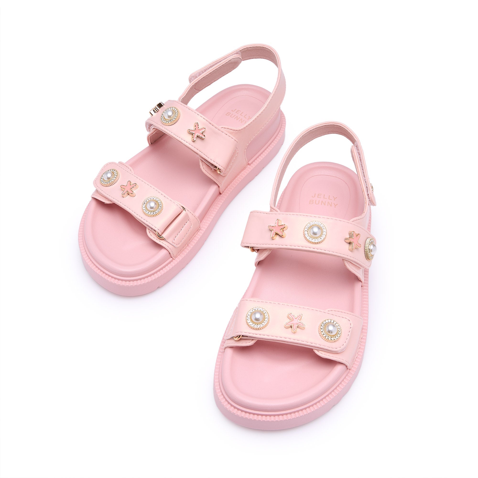 รองเท้าแพลตฟอร์ม Manjiro Pearl Light Pink