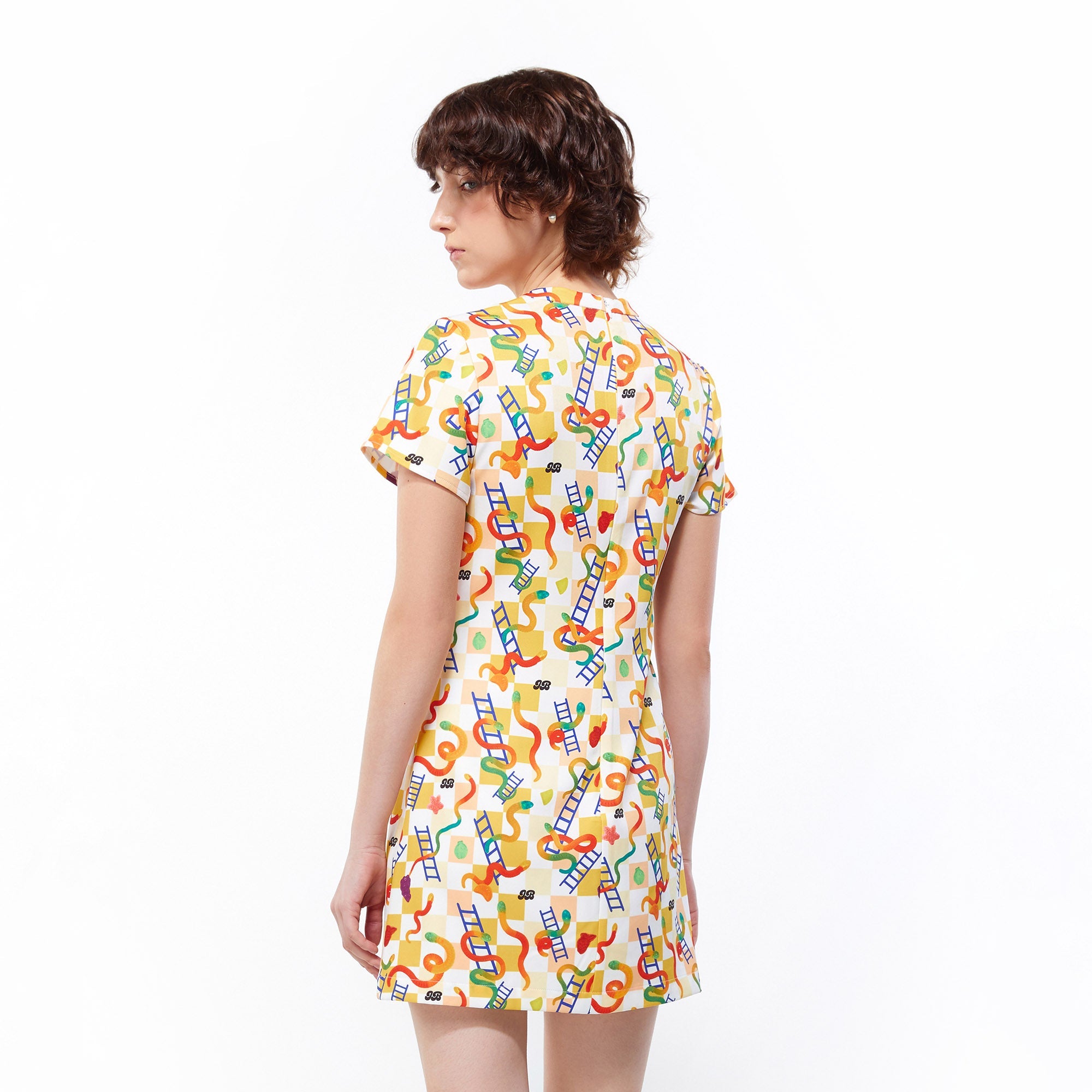 Playful Adventure Mini Dress Multi Color