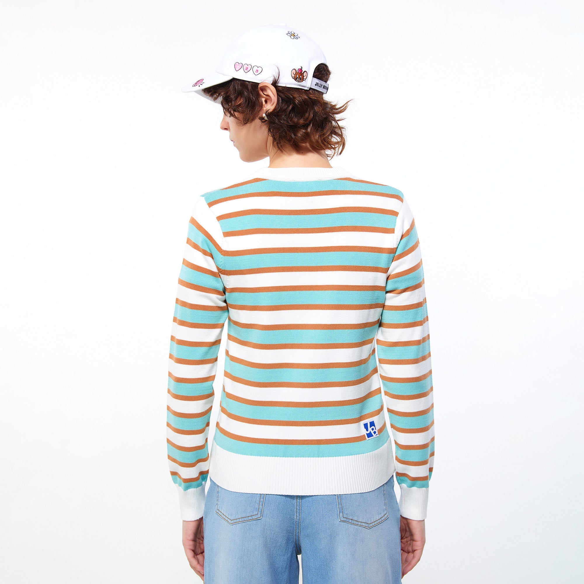 Tom and Jerry Striped Cardigan Multi Color