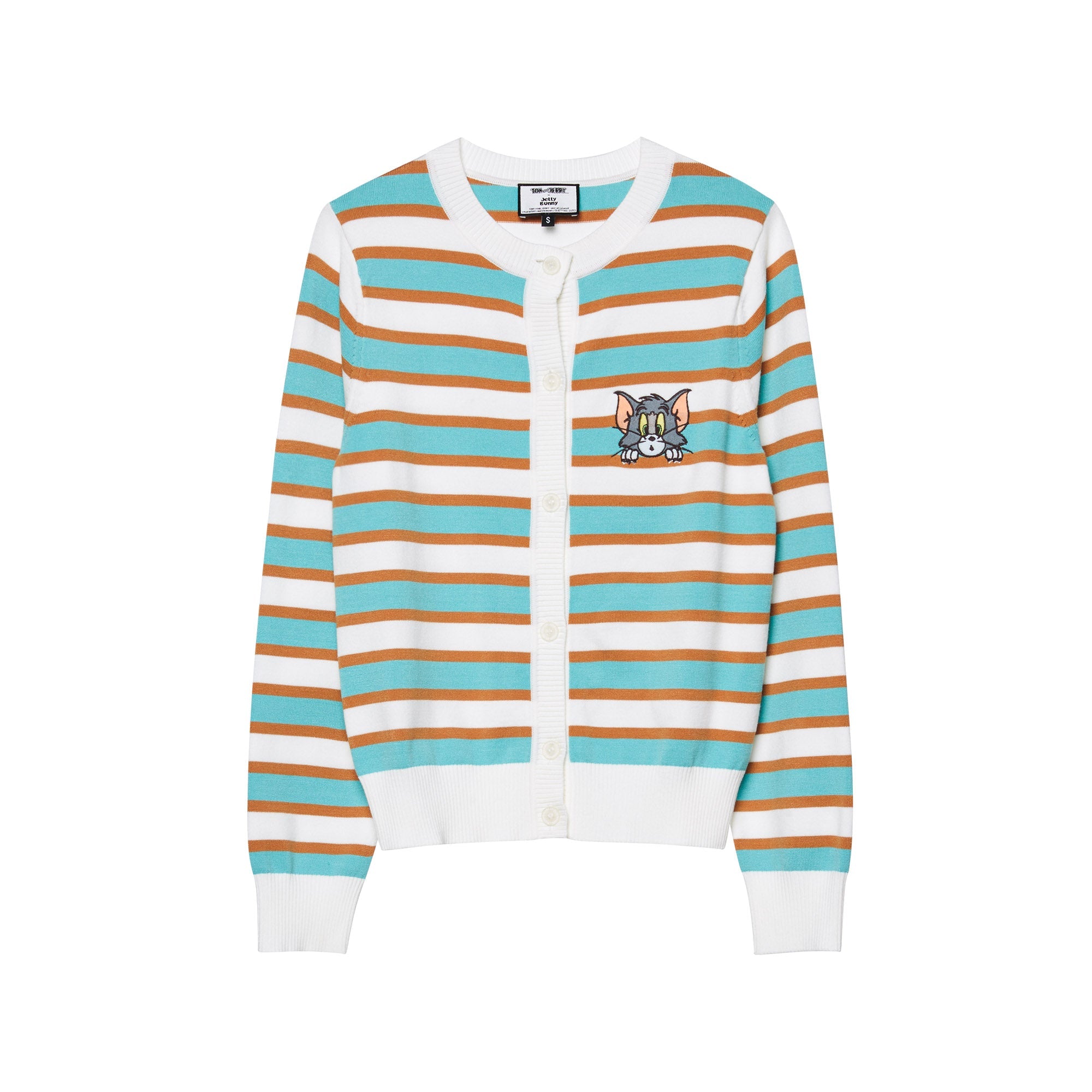 Tom&Jerry Striped Cardigan Multi Color