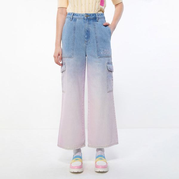 【MODERNIF】Plan Semi Wide Denim Pants B25SAQL001_MLT000_1_6d42c323-