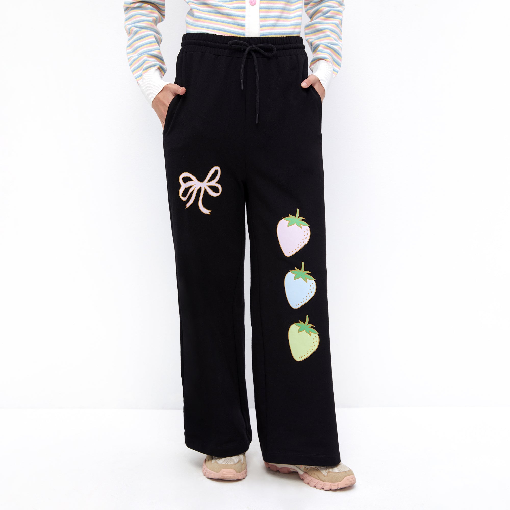 Sweet Berry Lounge Pants Black