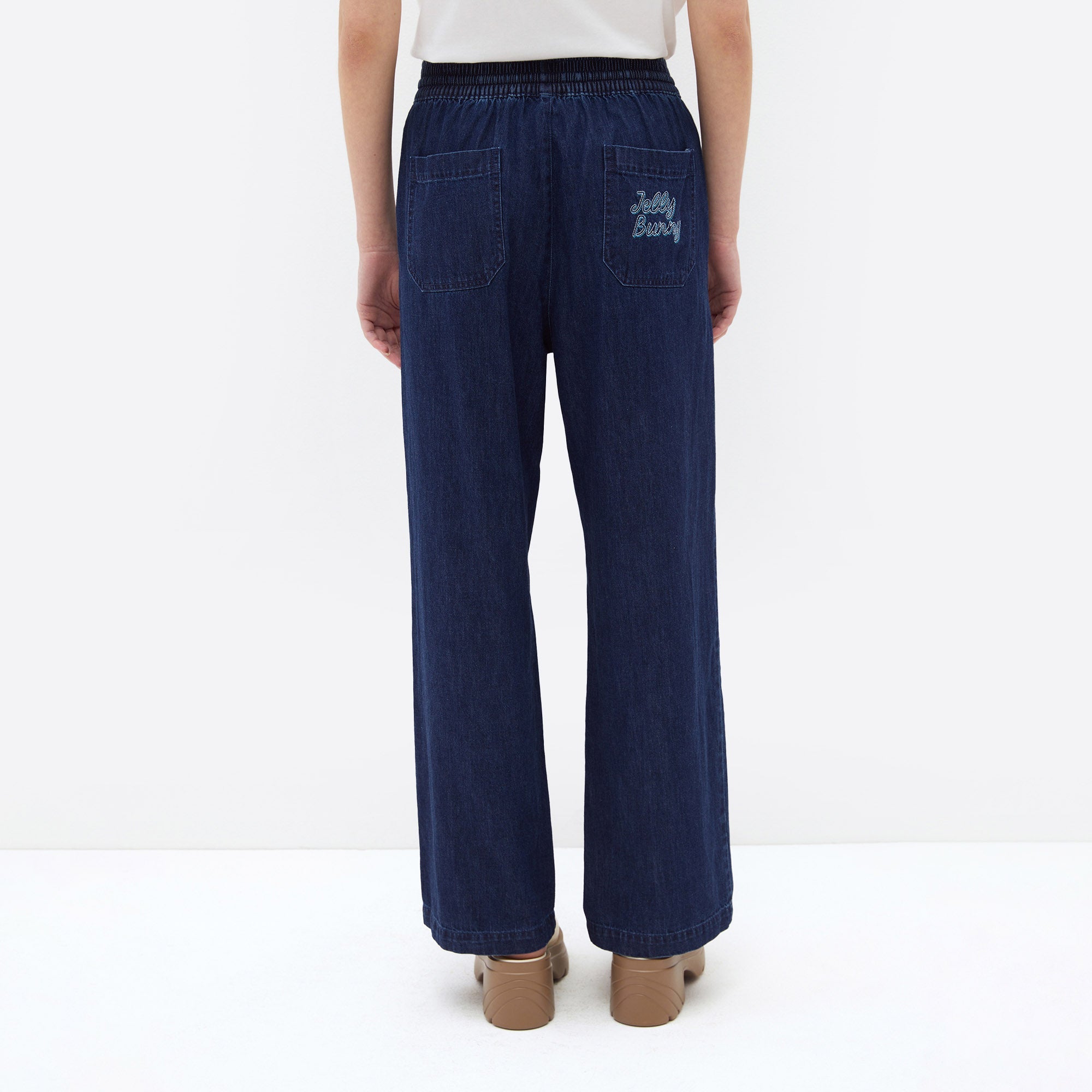 Coastal Cool Denim Track Pants Blue