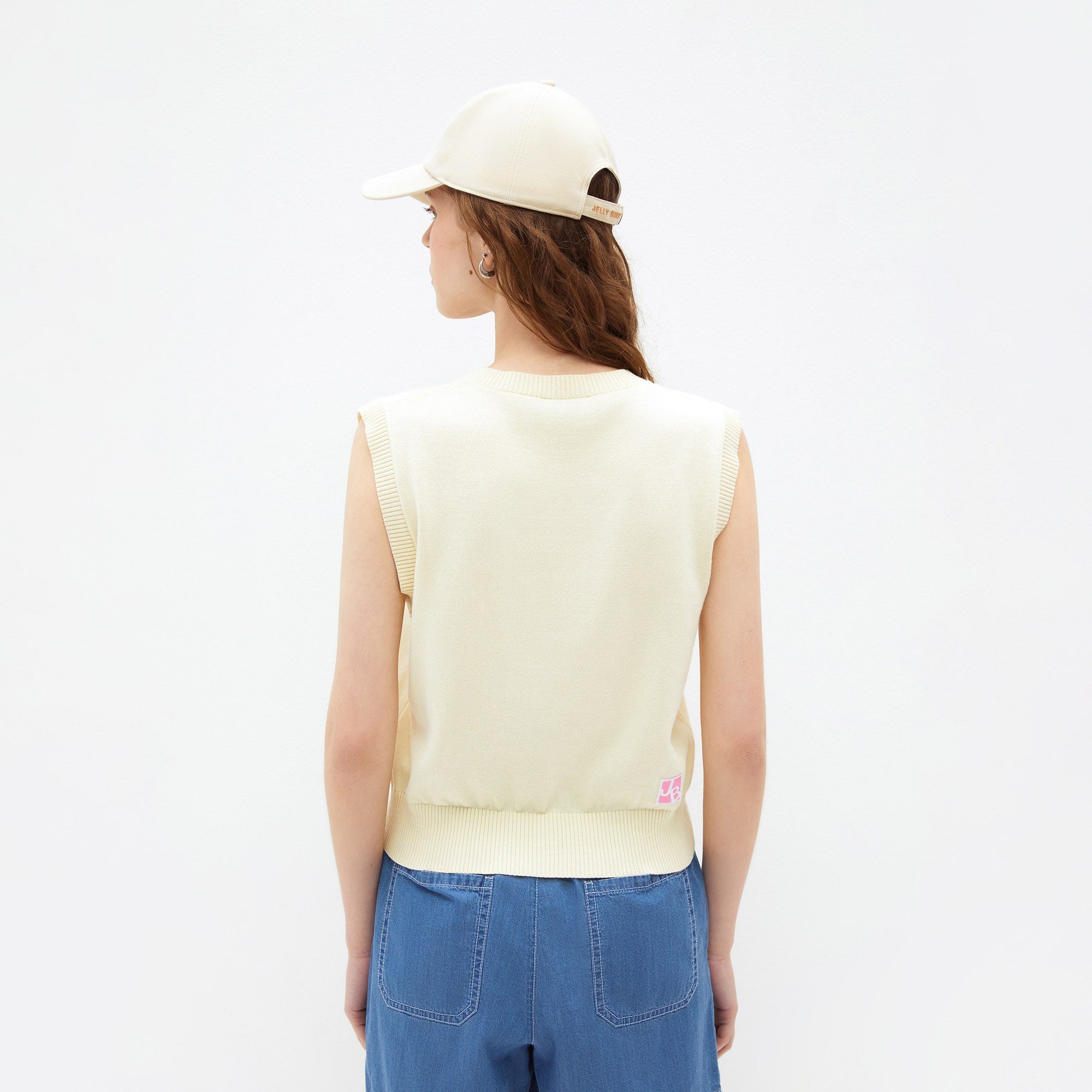 Endless Summer Knit Vest Cream