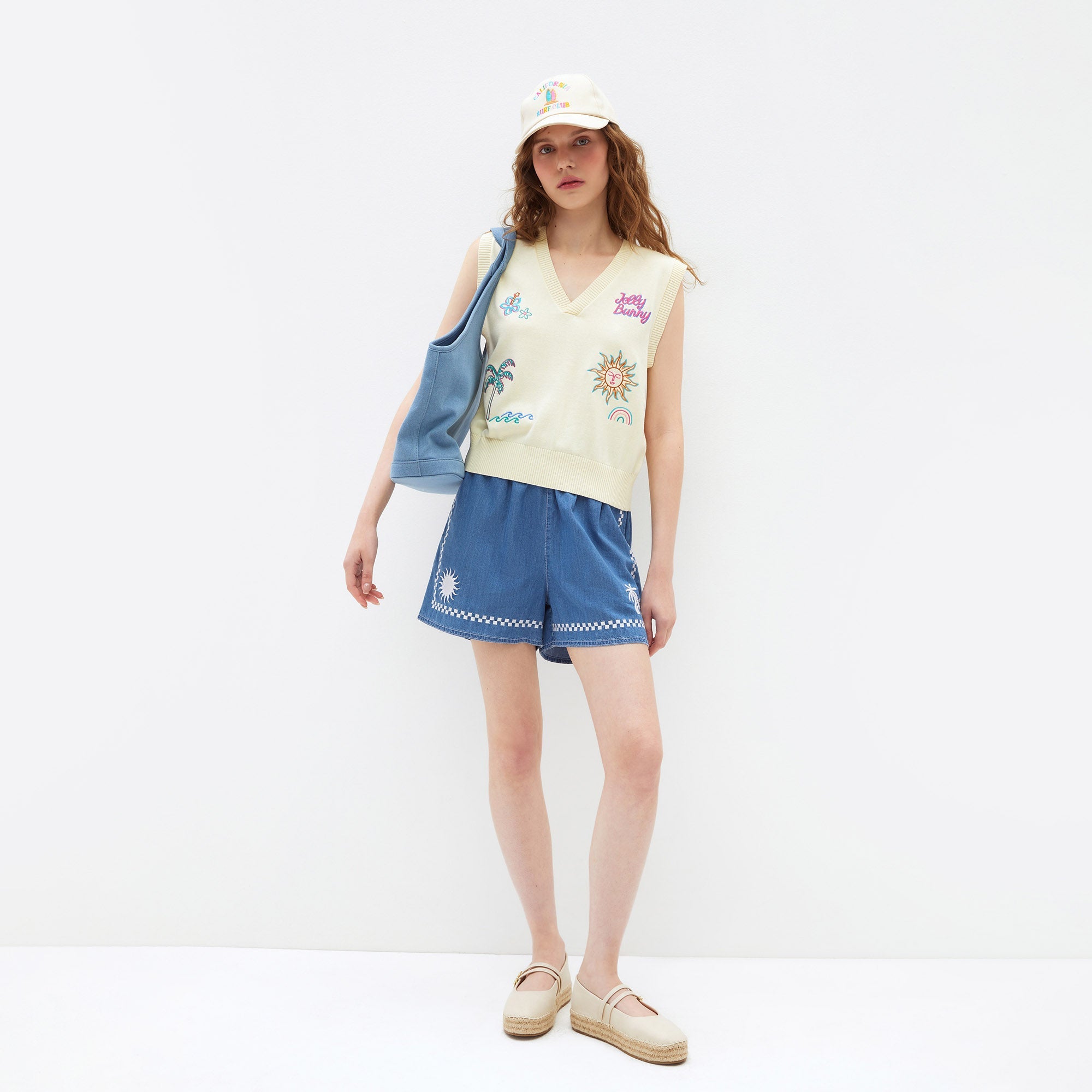 Endless Summer Knit Vest Cream