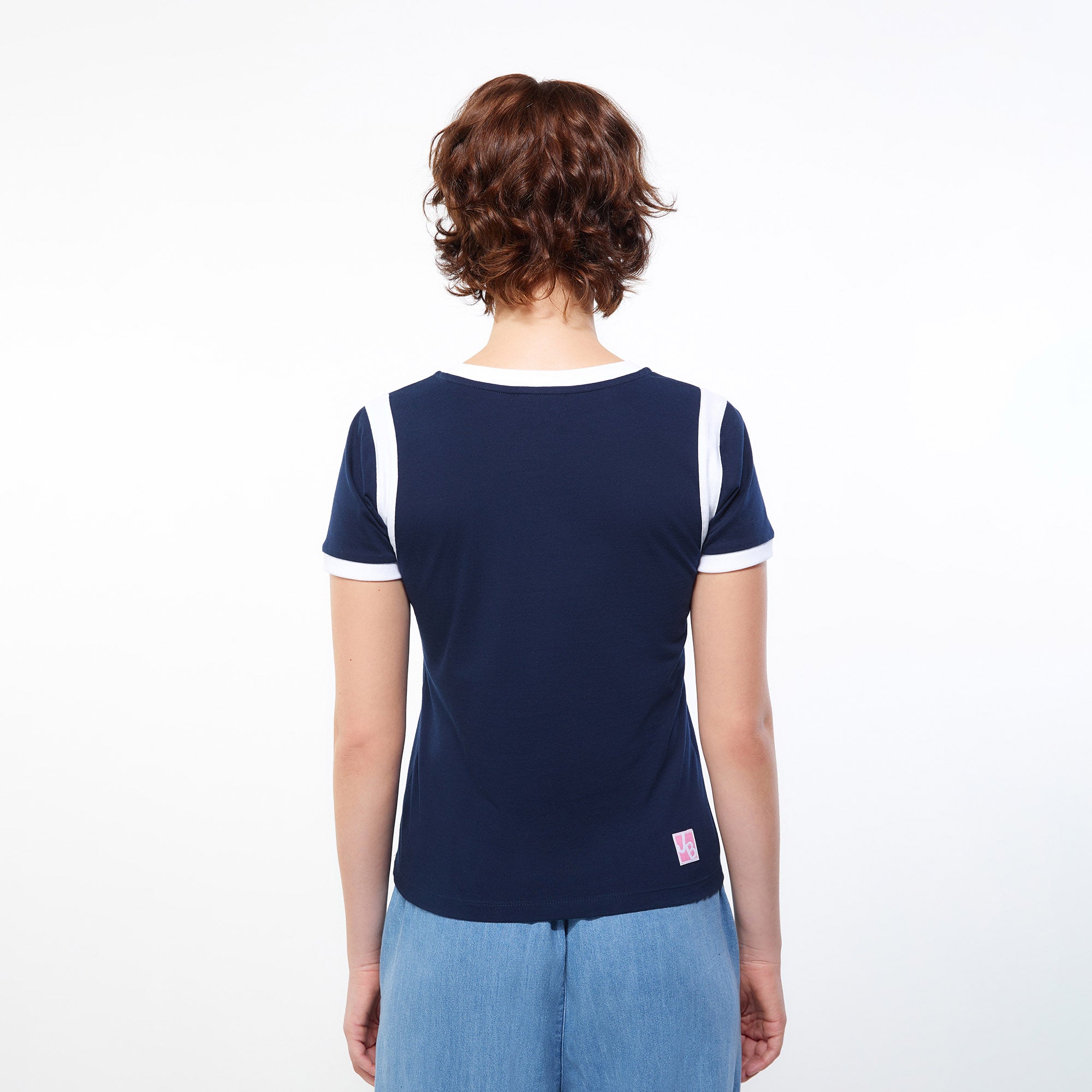 Tennis Love Varsity Tee Navy